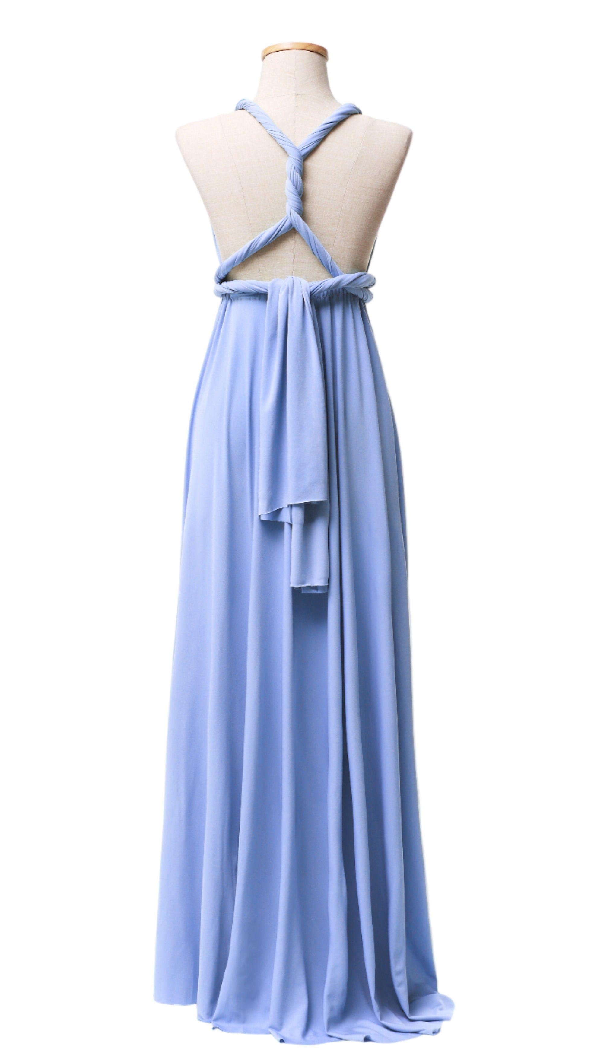 Dusty Blue Infinity Gown