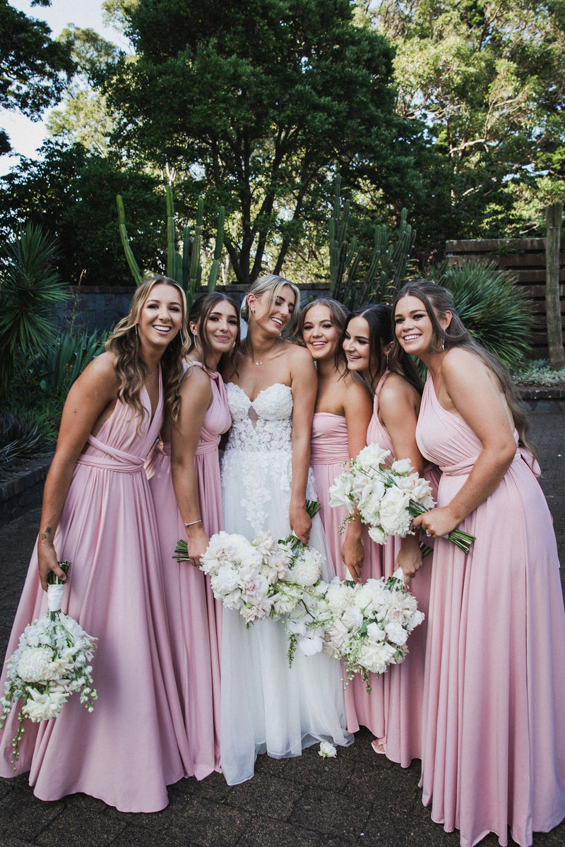 Blush Pink Infinity Gown