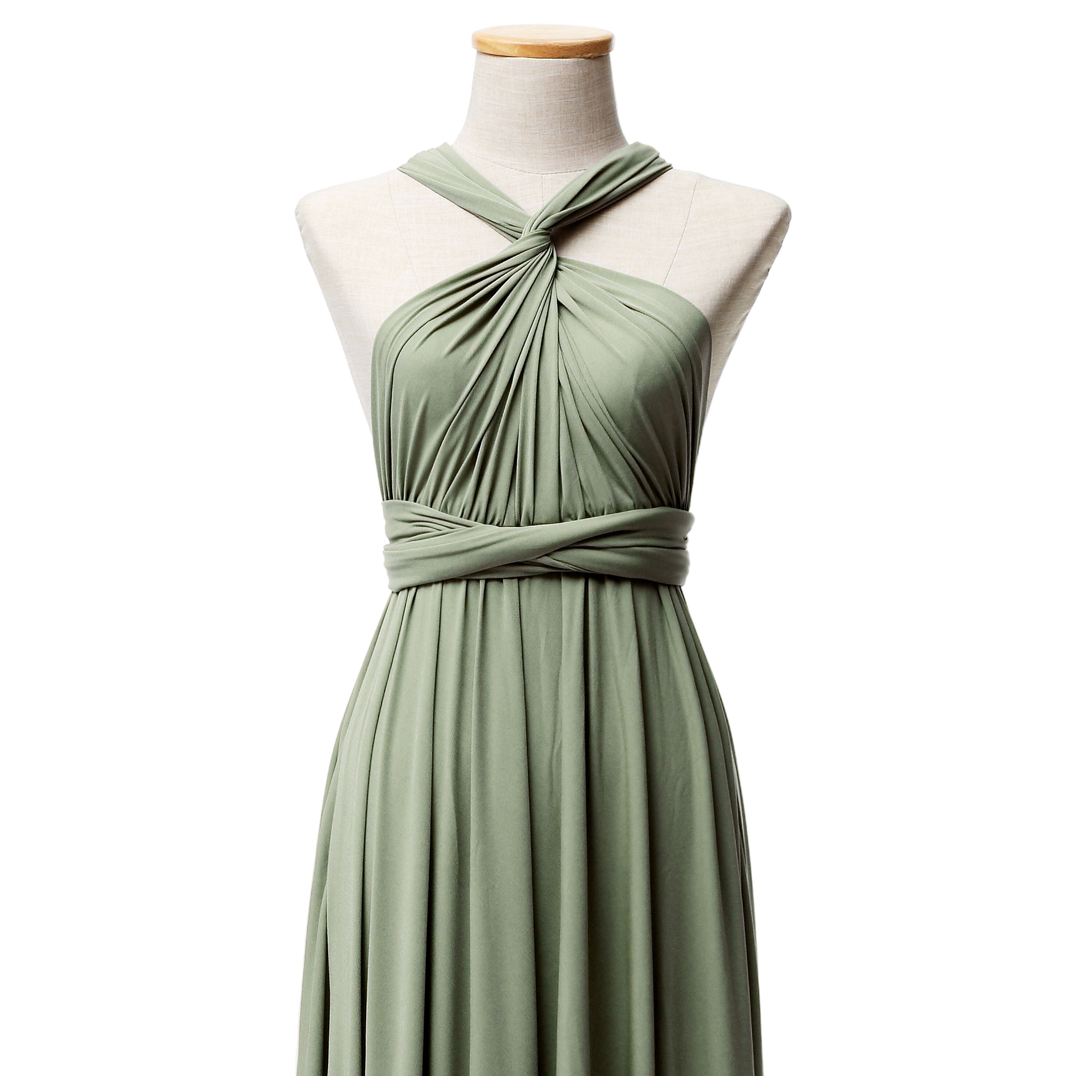 Sage Infinity Gown - The Gown House