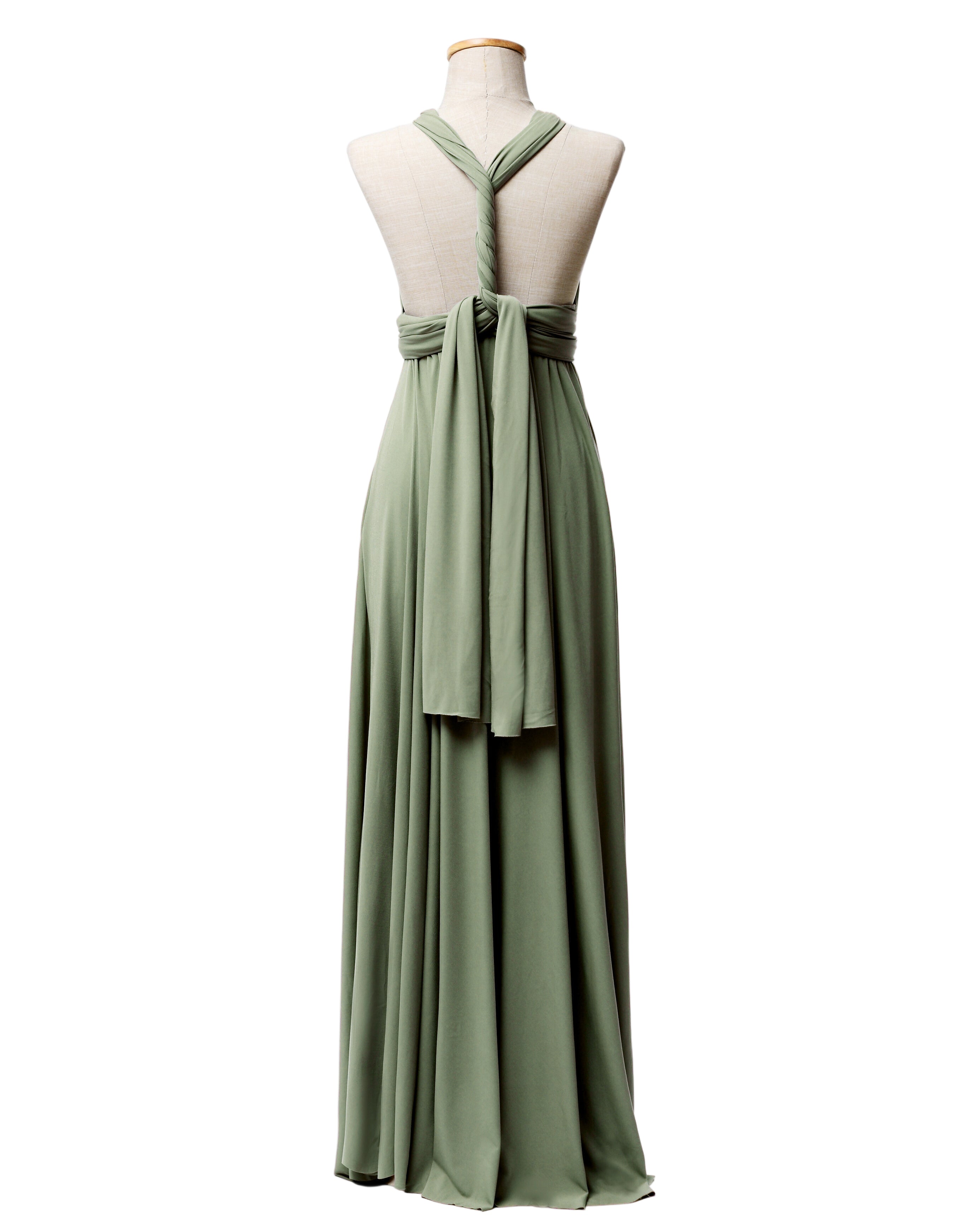Sage Infinity Gown - The Gown House