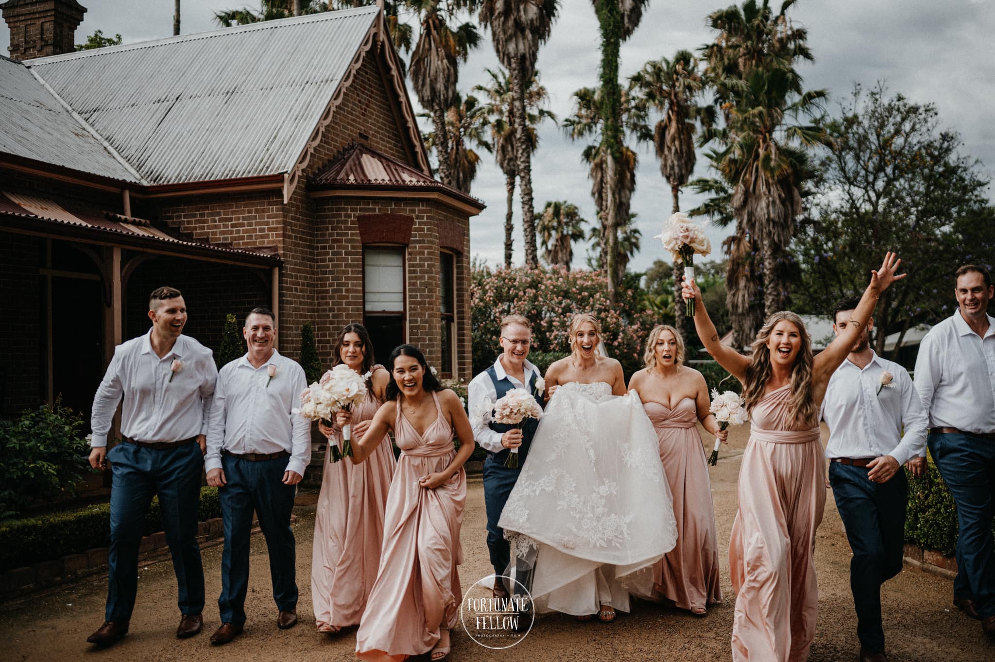 Luxe Satin Infinity Gown in Blush Pink