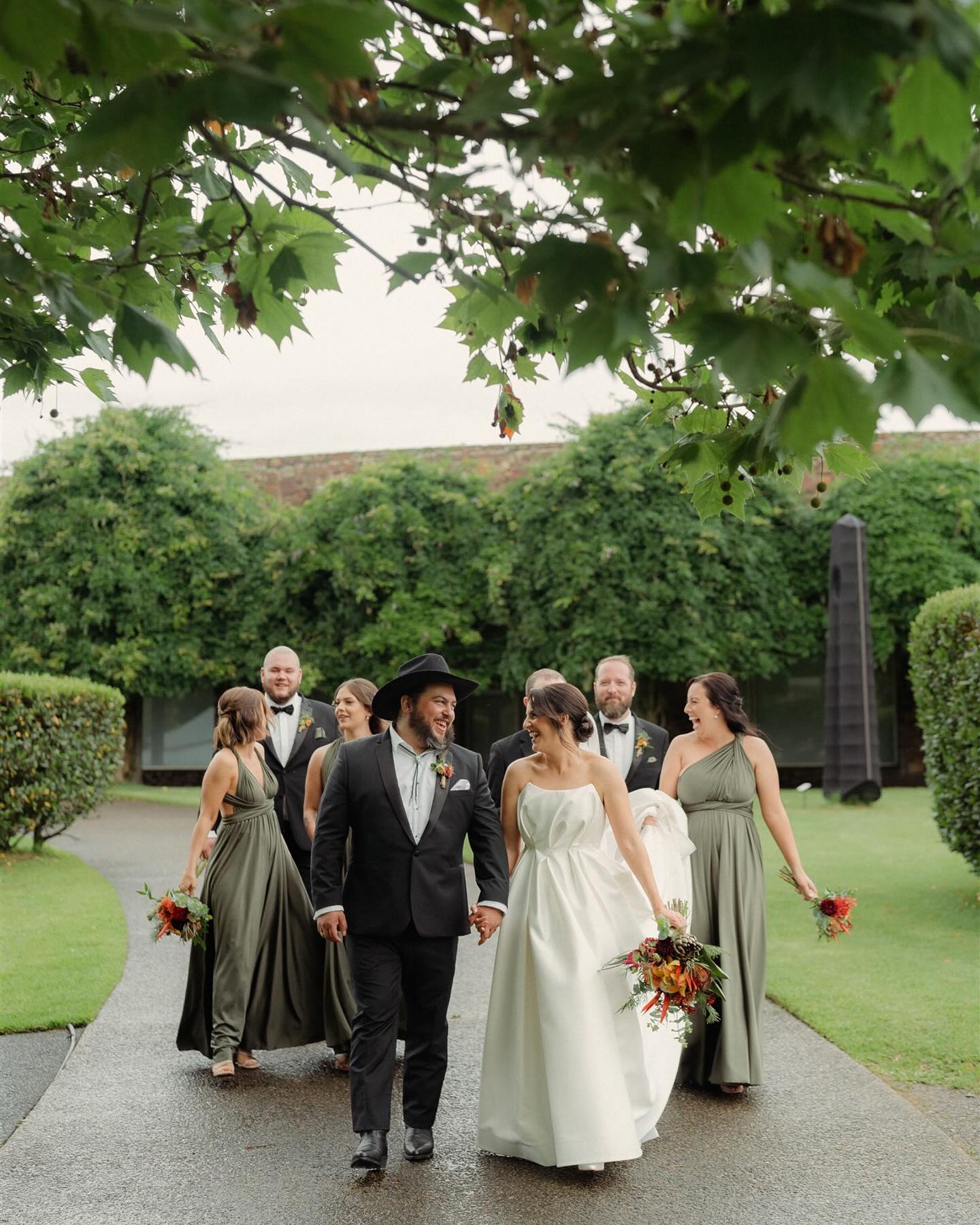 Dark Eucalyptus Infinity Gown - The Gown House