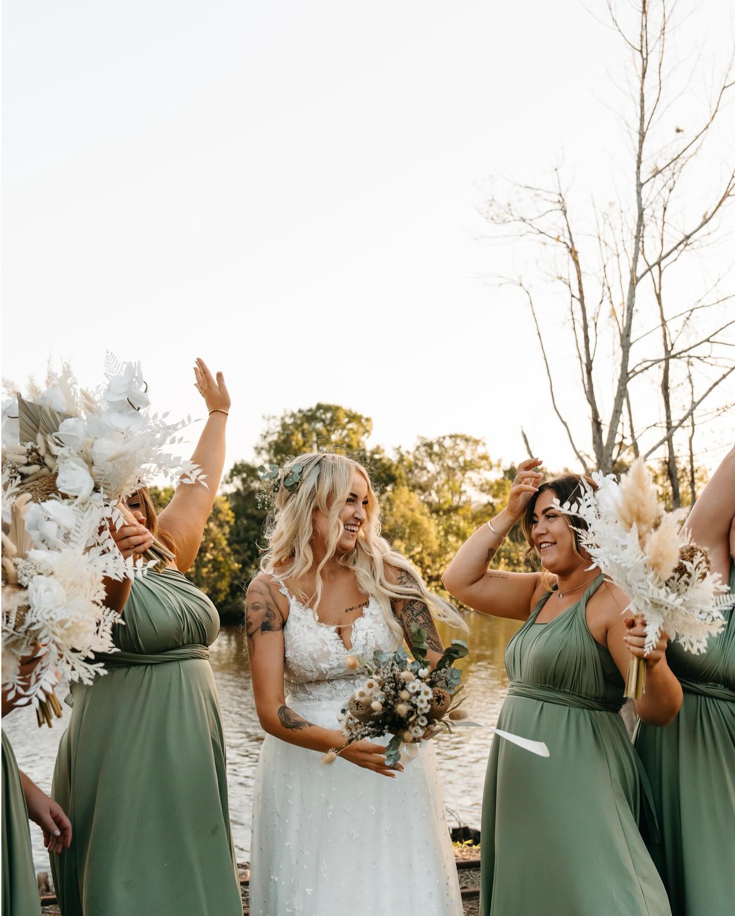 Sage Infinity Gown - The Gown House
