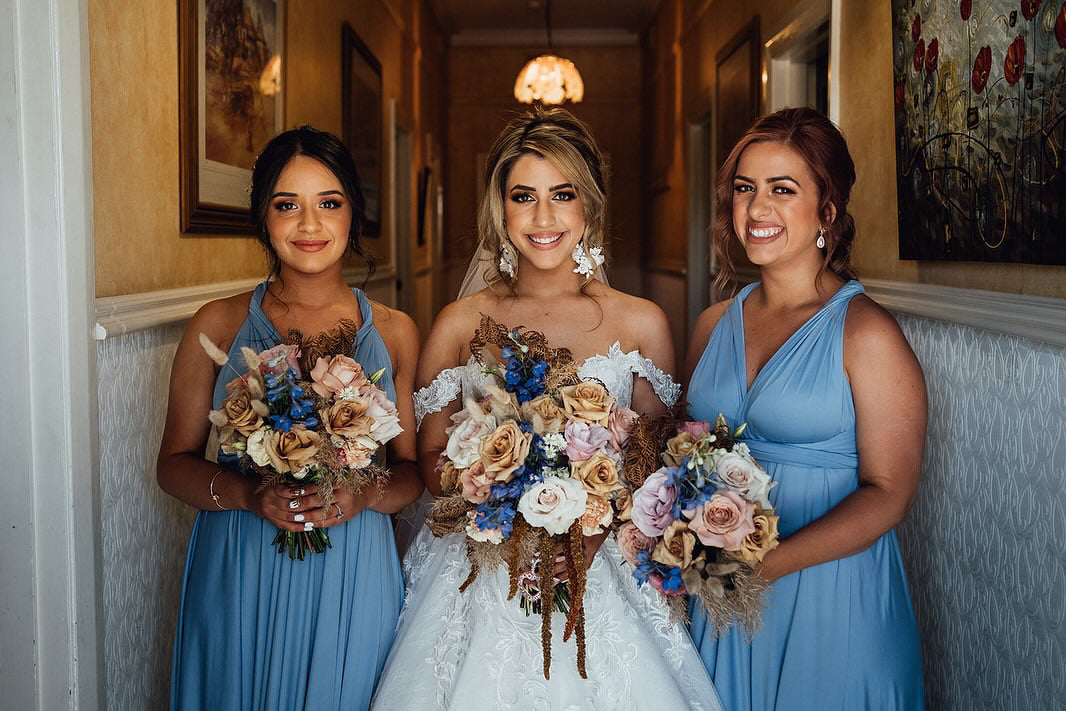 Dusty Blue Infinity Gown - The Gown House