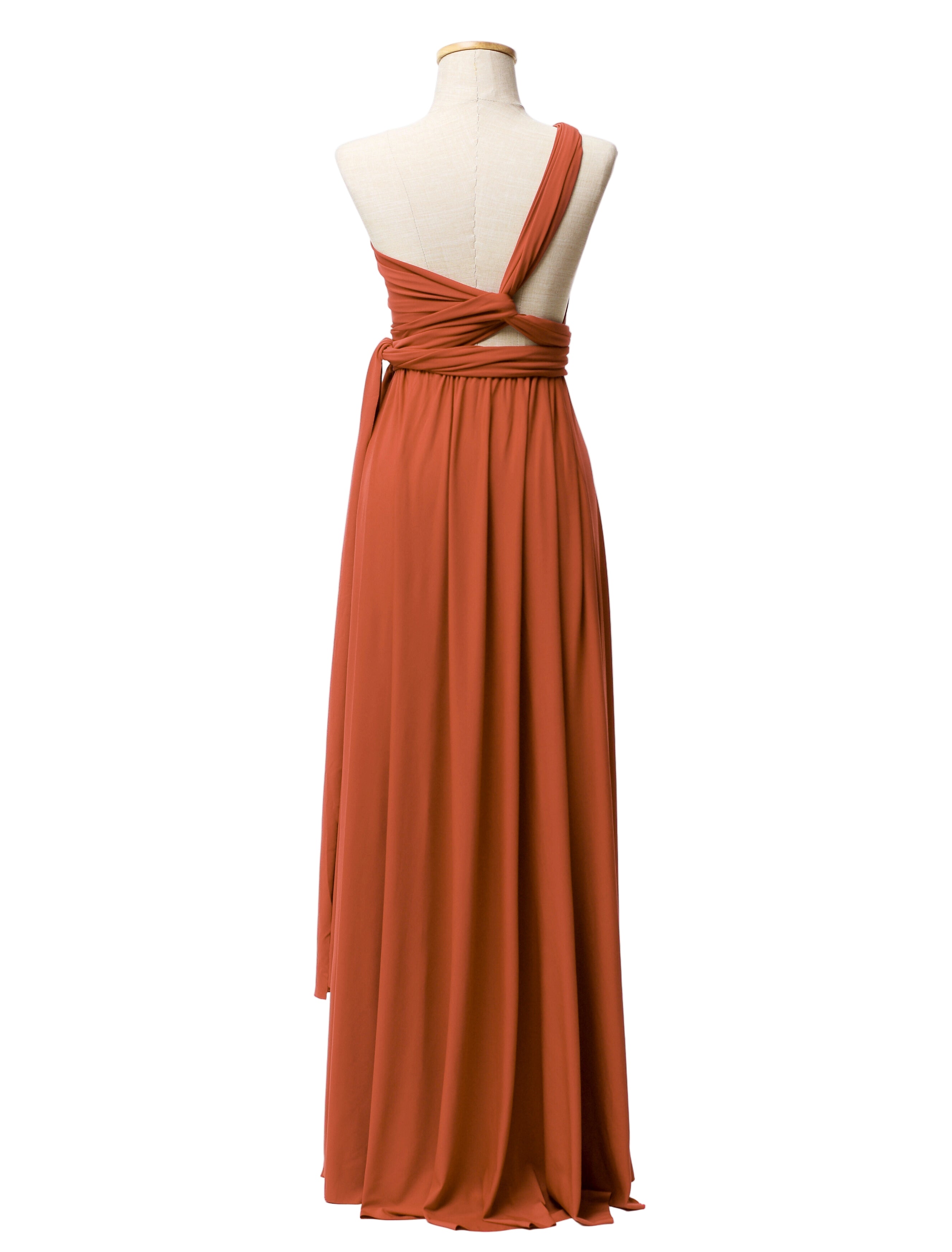 Rust Classic Infinity Gown - The Gown House