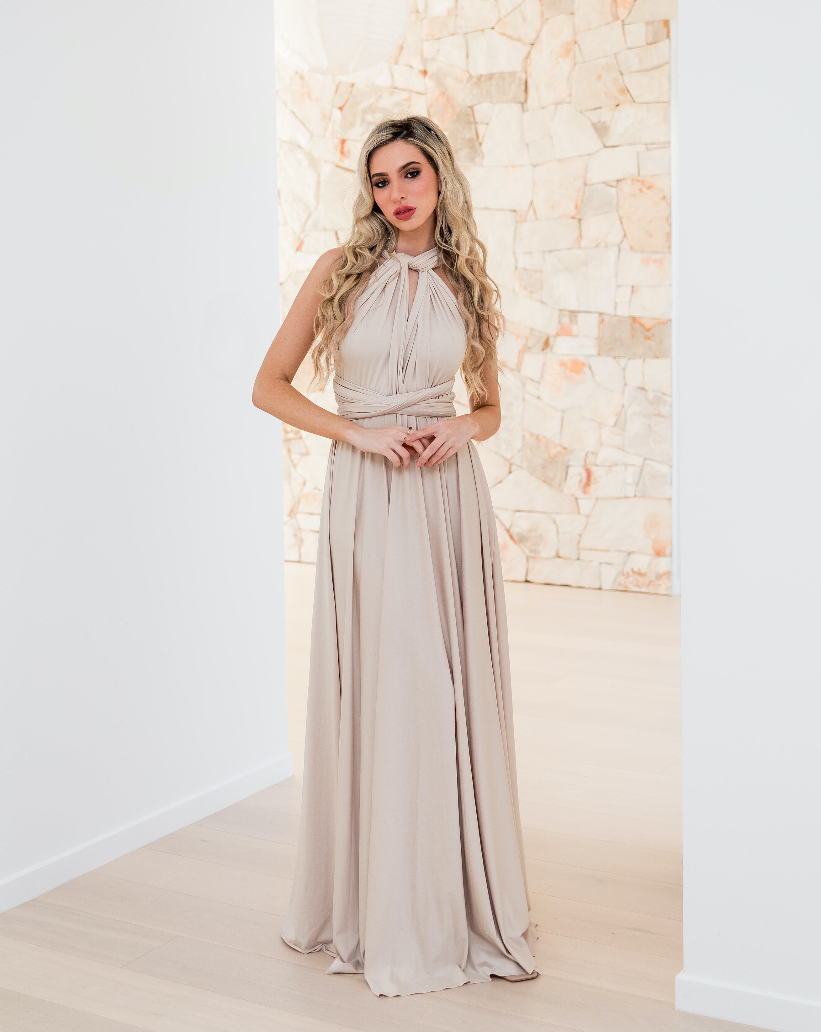 Champagne Infinity Gown