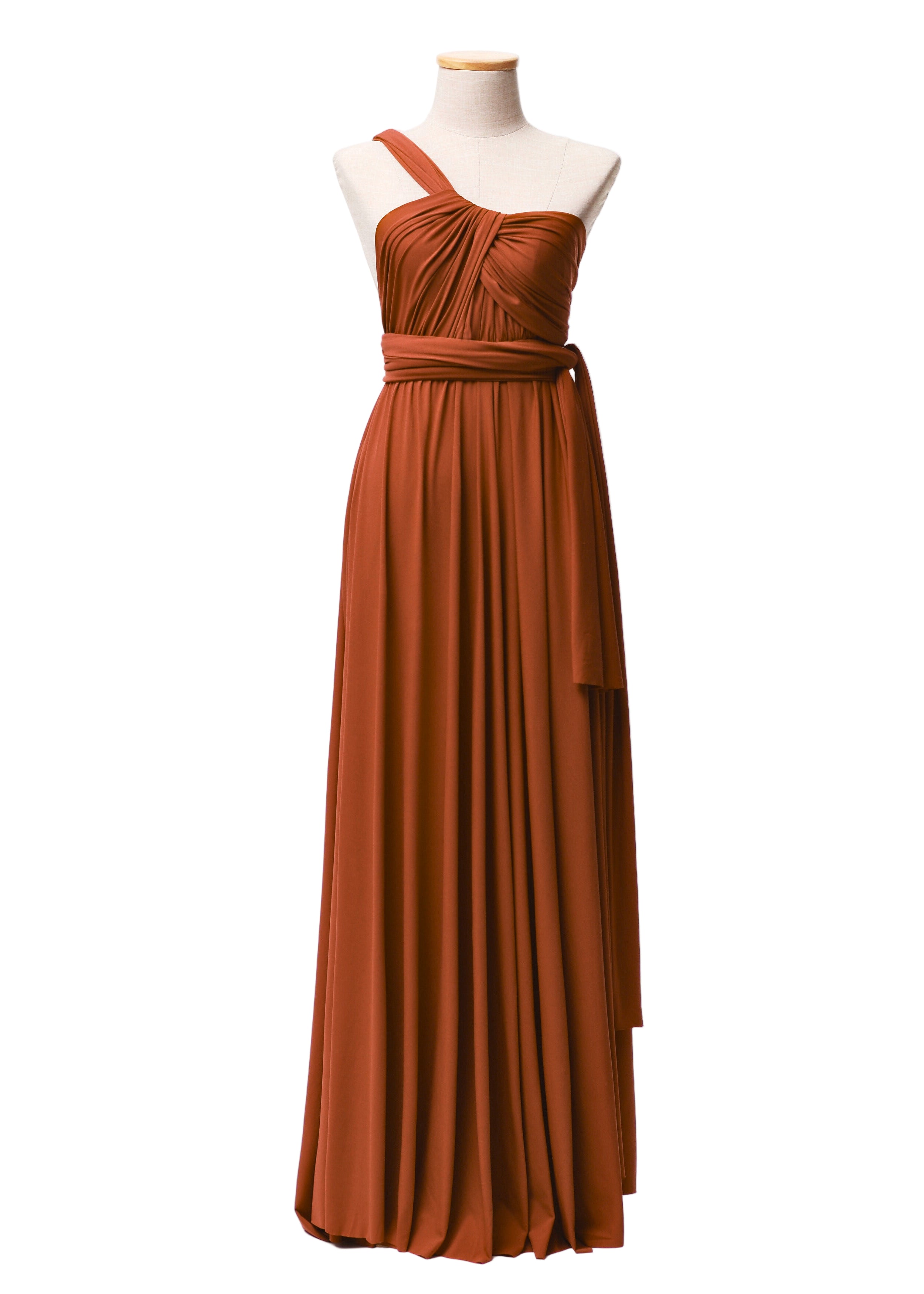 Rust Classic Infinity Gown - The Gown House