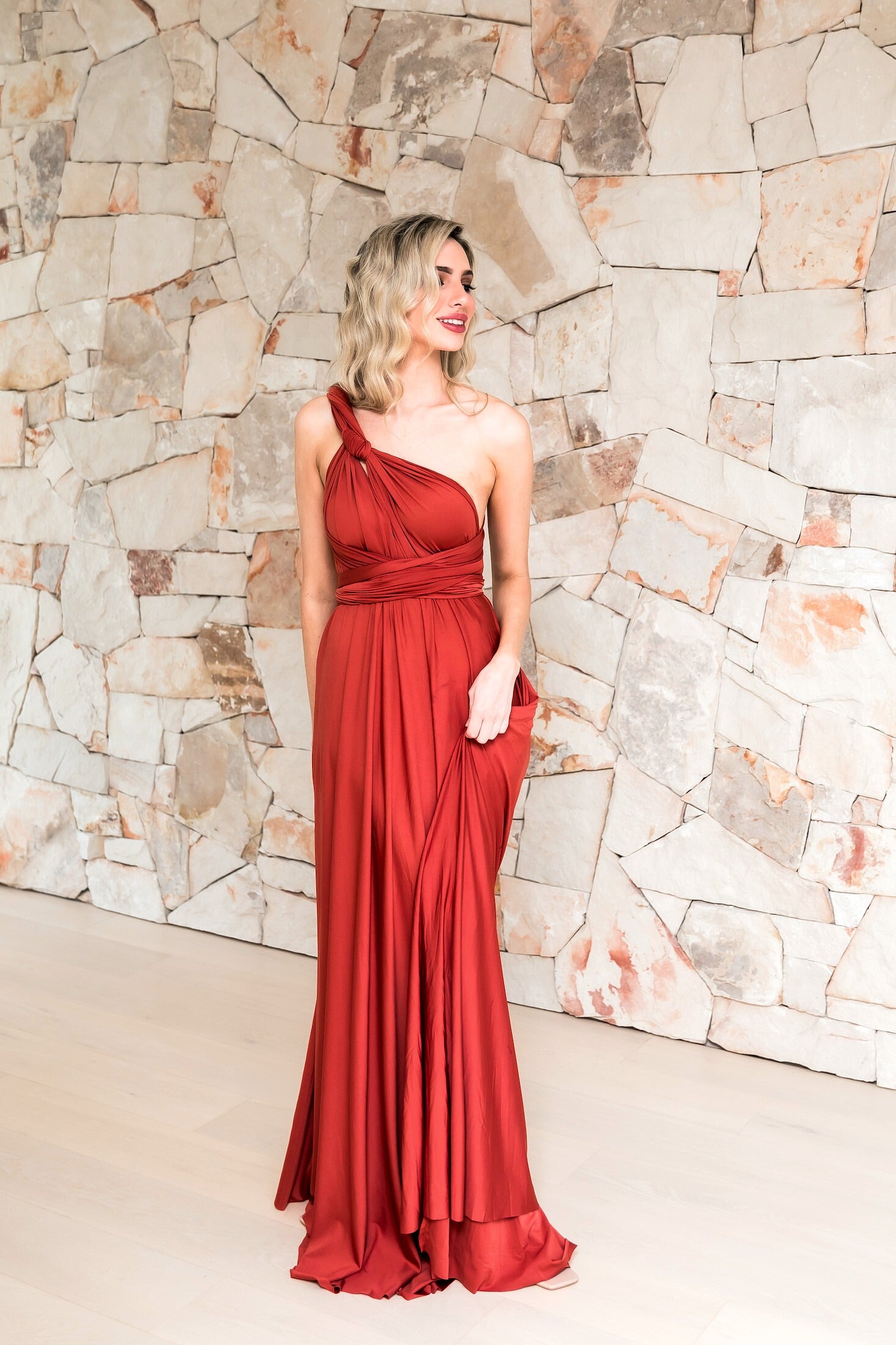 Rust Infinity Gown - The Gown House