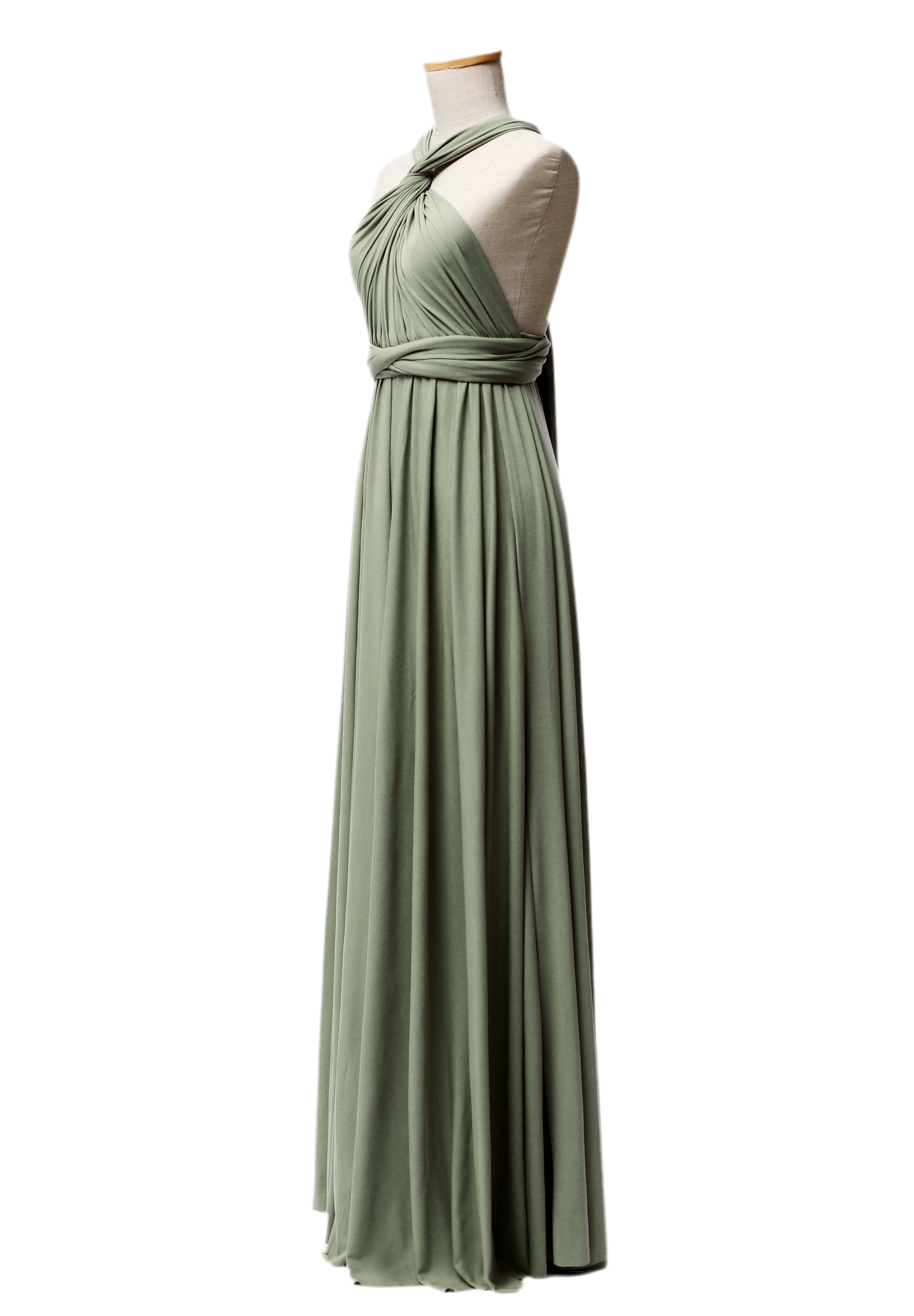 Classic Sage Infinity Gown
