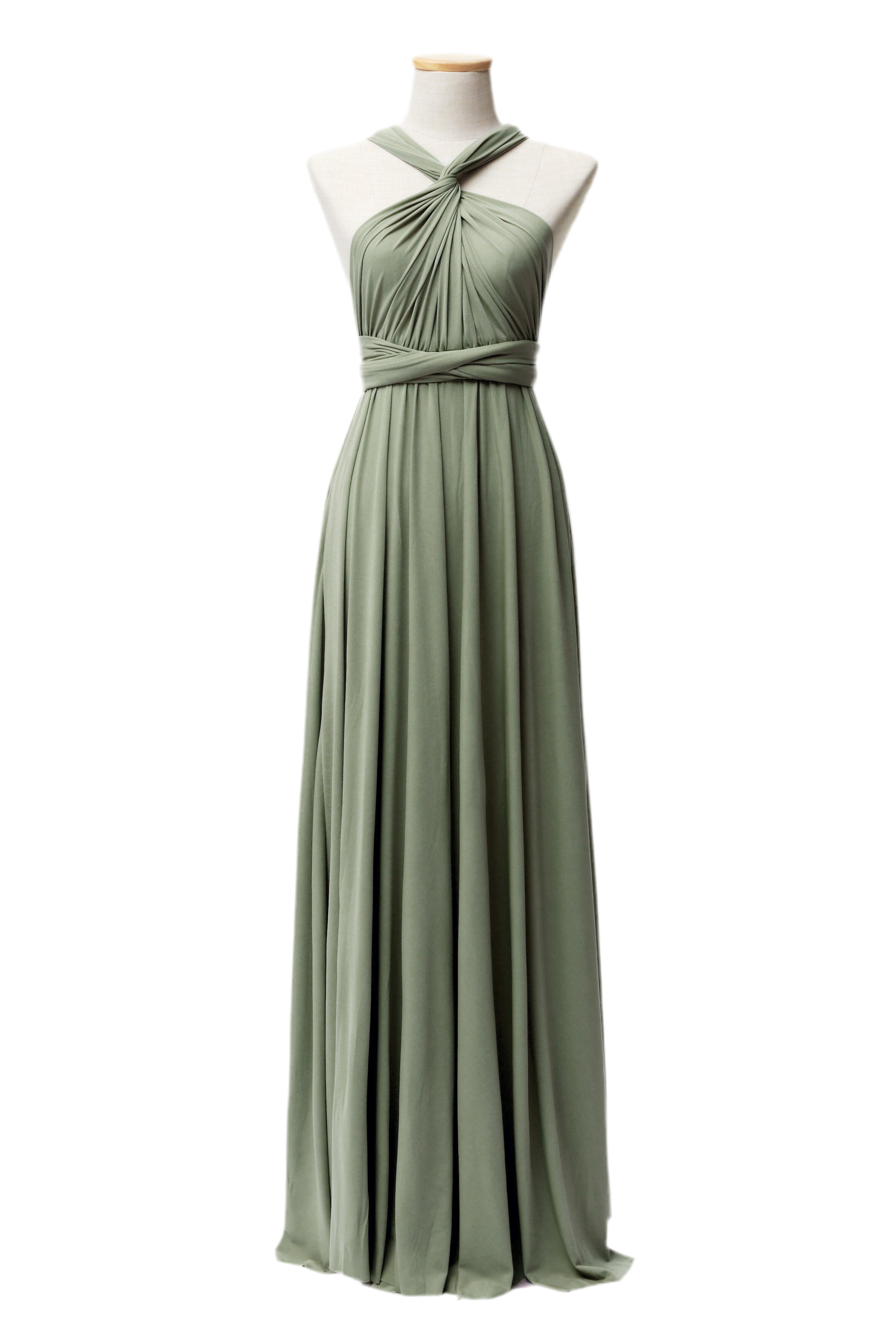 Classic Sage Infinity Gown