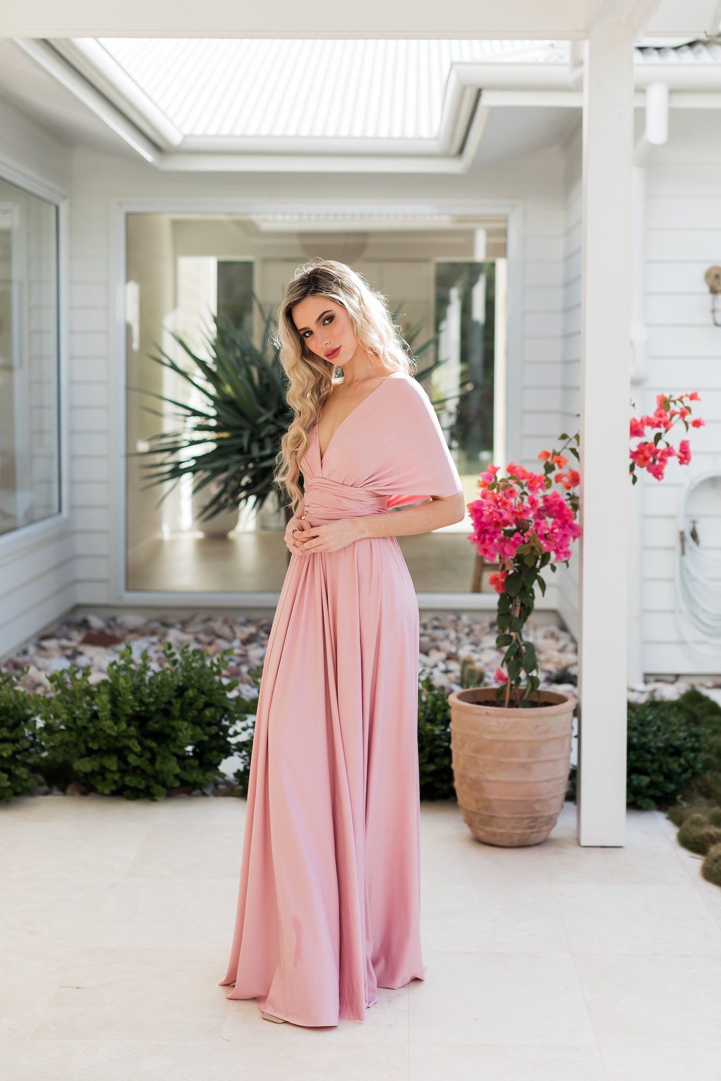 Blush Pink Infinity Gown