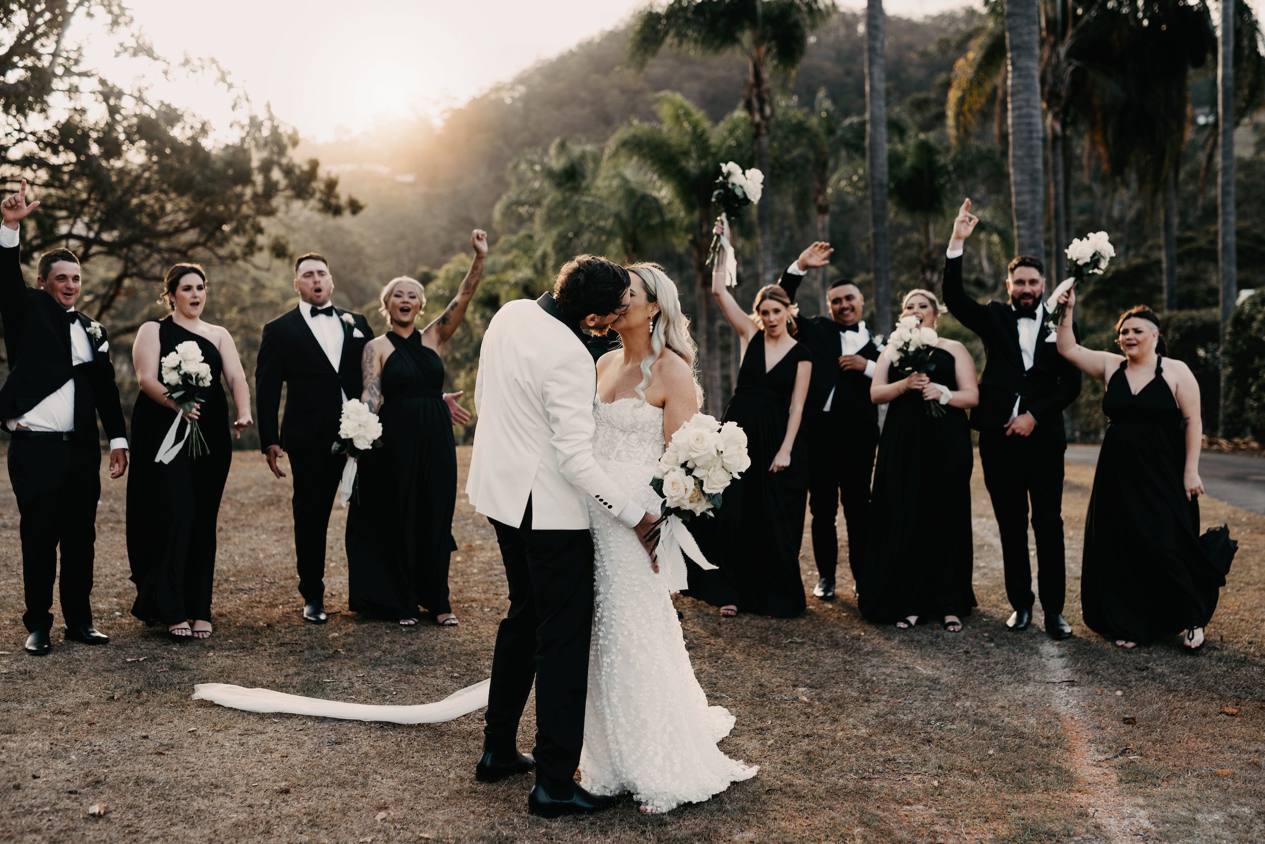 Black Infinity Gown