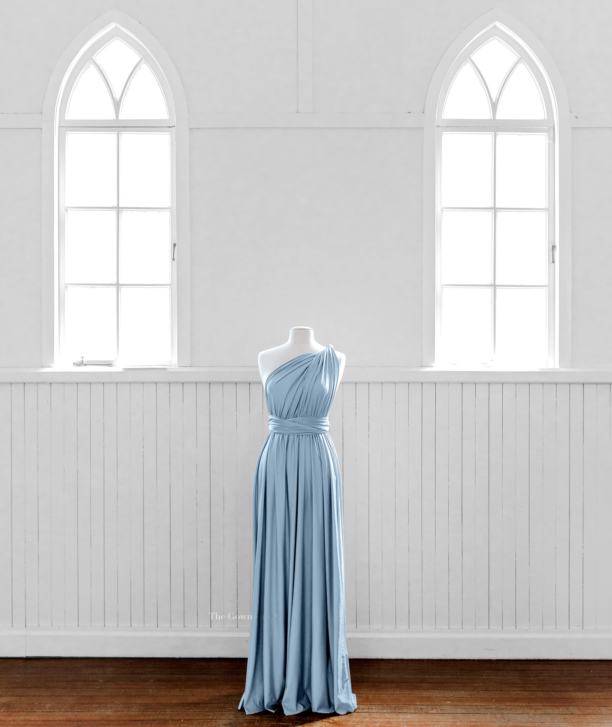 Pastel Blue Infinity Gown SALE - The Gown House