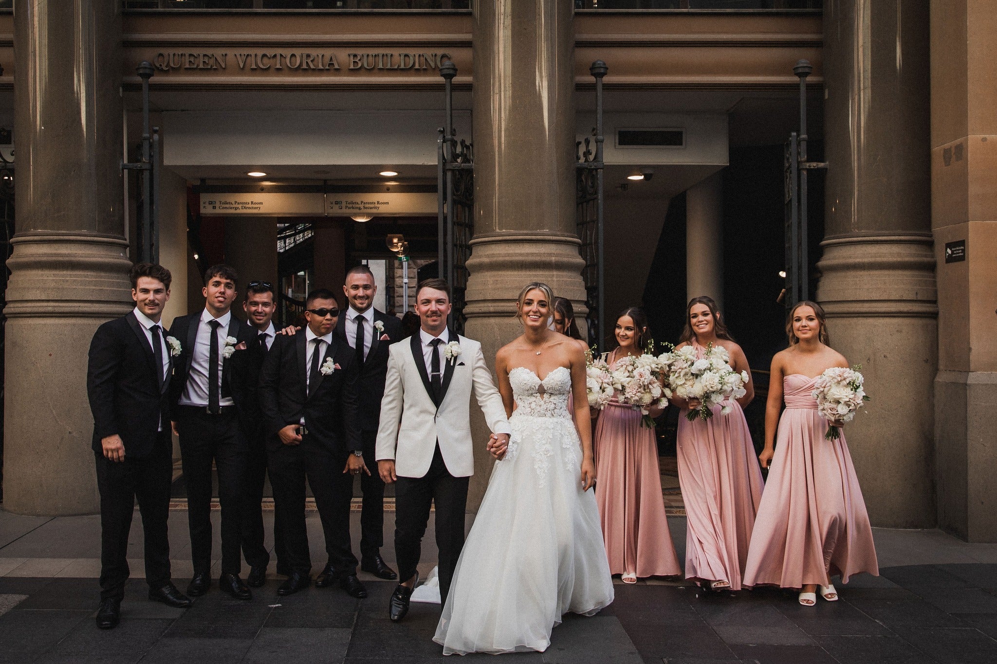 Infinity Multiway Bridesmaid Dresses Australia Blush Pink Luxe Satin Infinity Gown