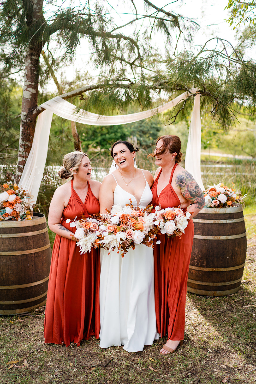 Rust Infinity Gown