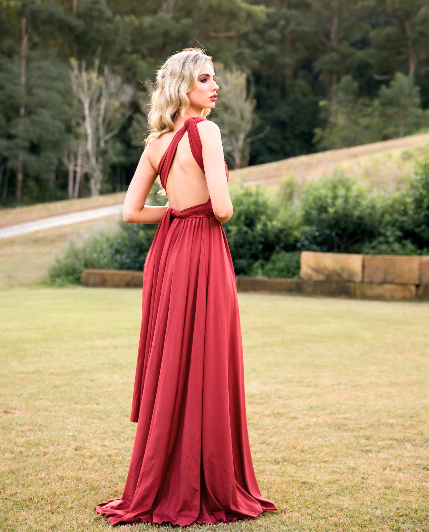 Rust Infinity Gown - The Gown House