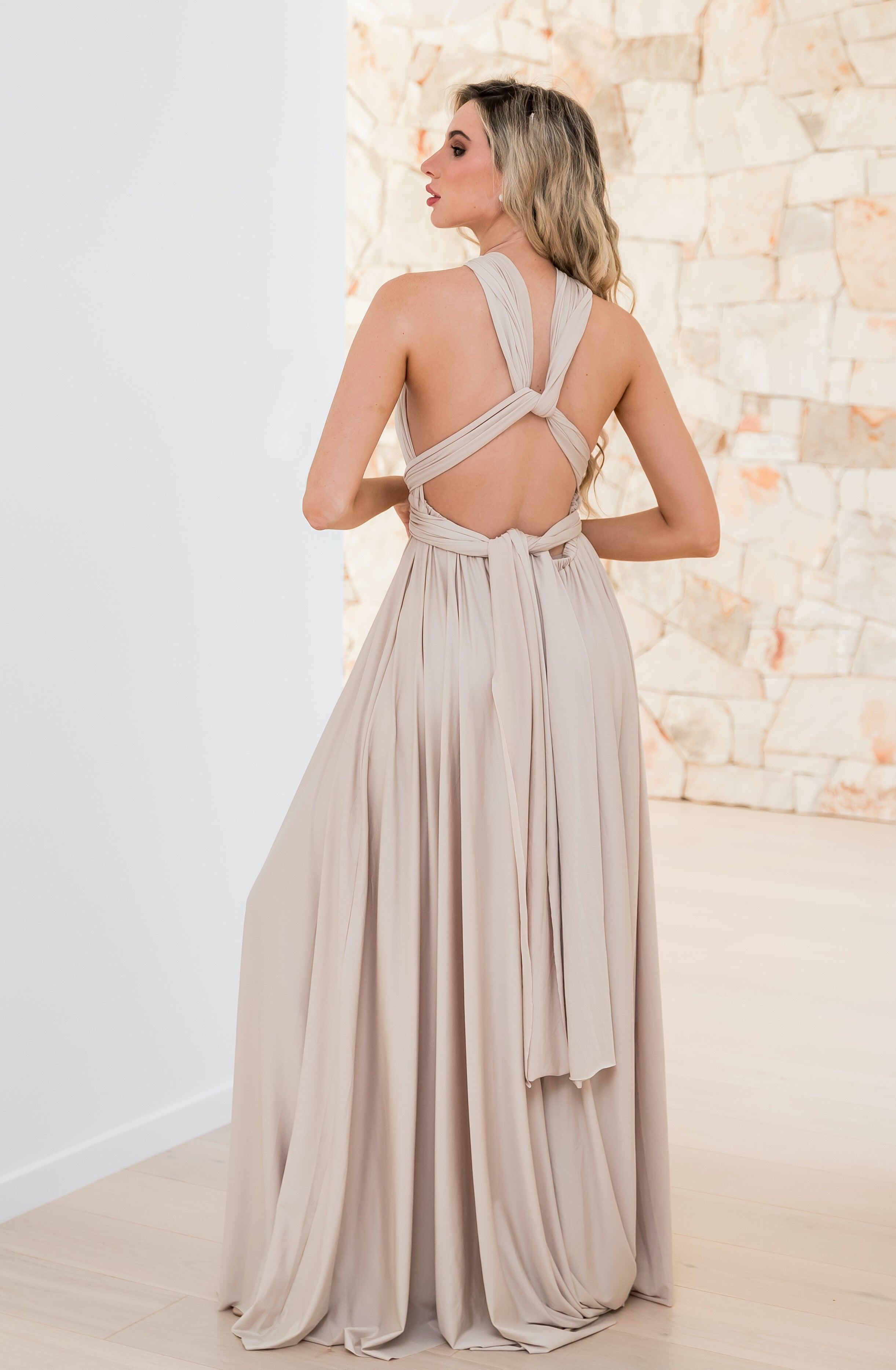 Champagne Infinity Gown