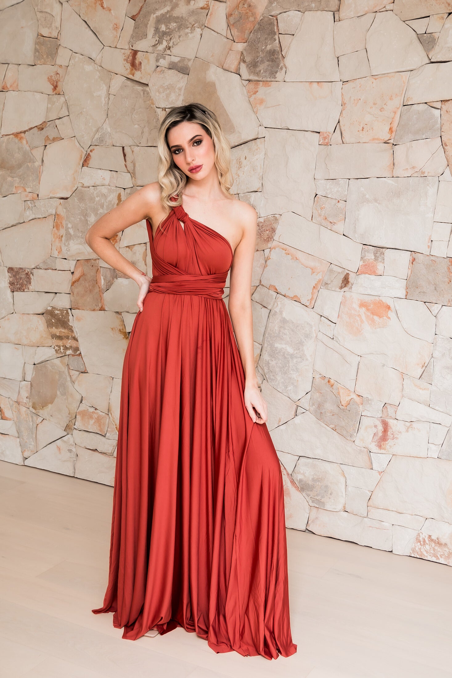 Rust Infinity Gown - The Gown House