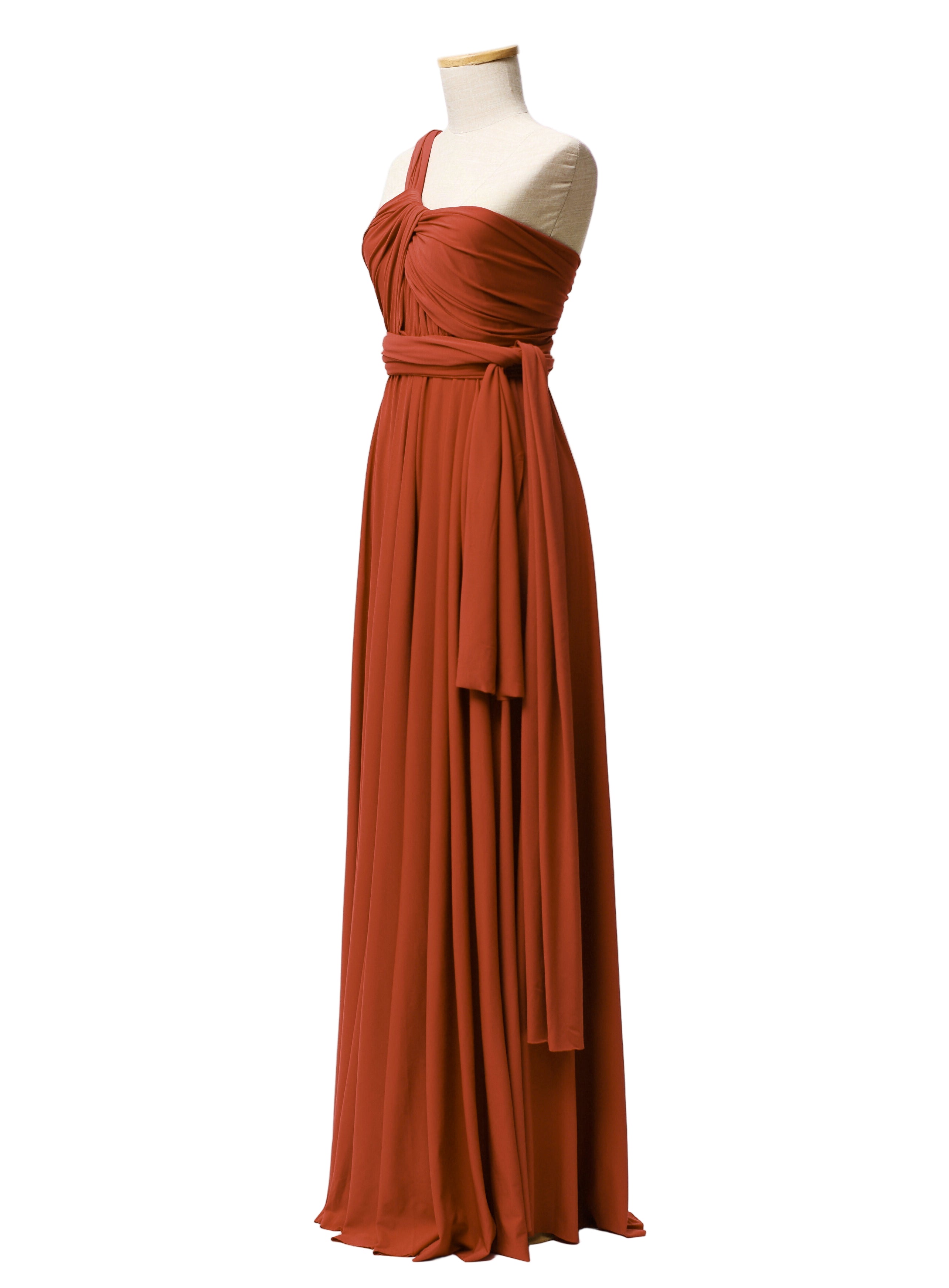 Rust Classic Infinity Gown - The Gown House