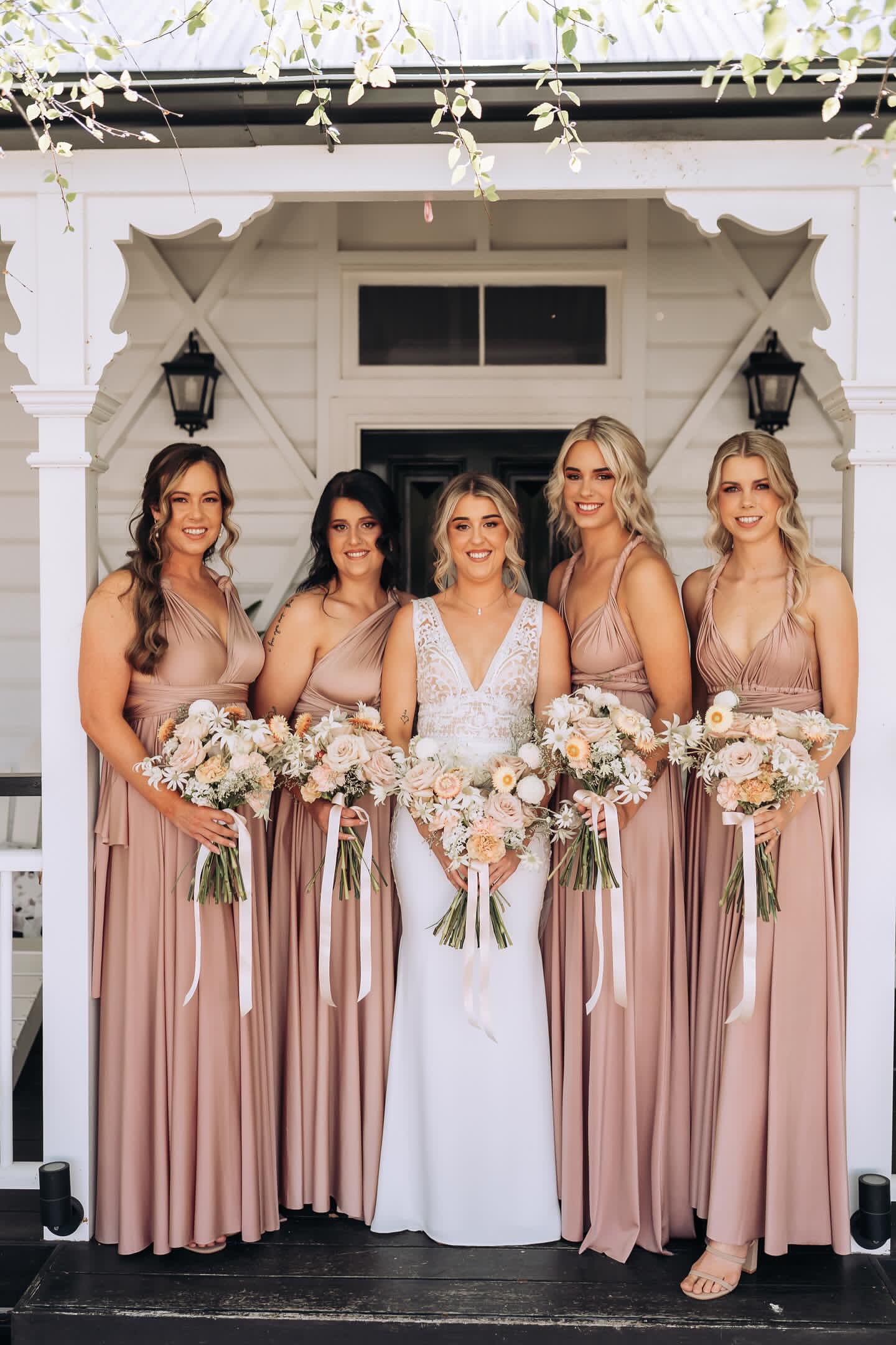 Dusty Orchid Luxe Satin Infinity Gown FINAL SALE