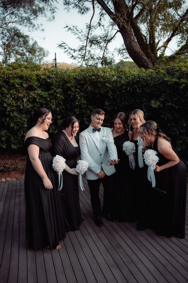 Infinity Multiway Bridesmaid Dresses Australia Black Classic Infinity Gown