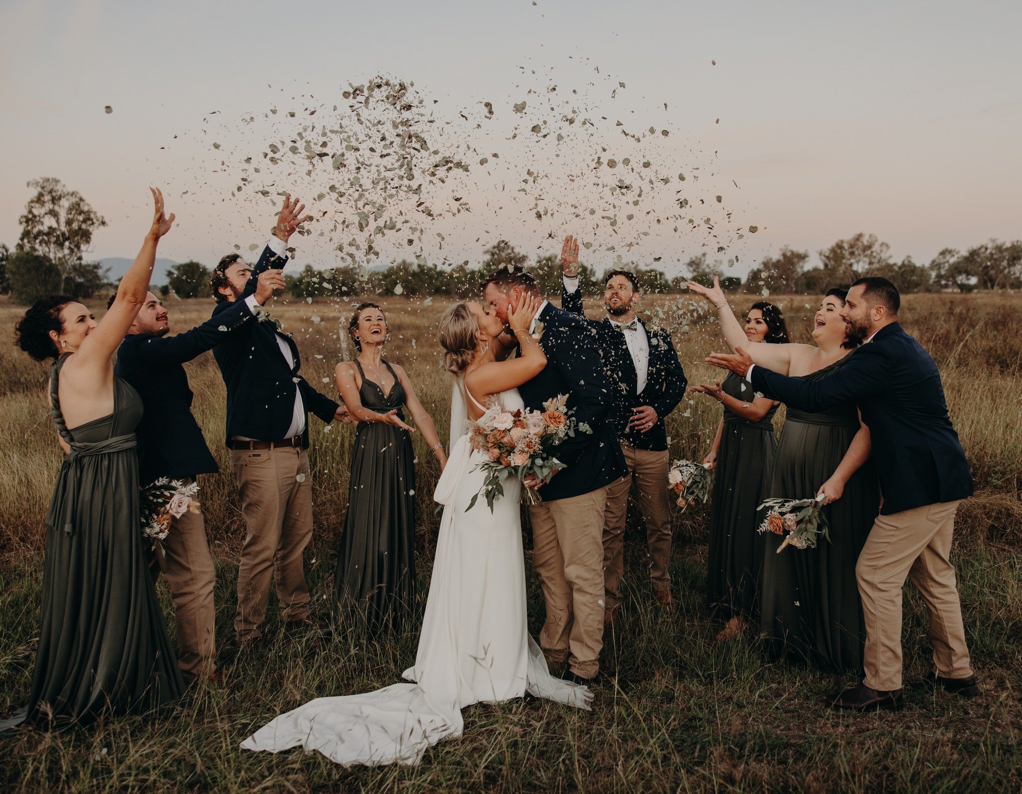 Infinity Multiway Bridesmaid Dresses Australia Olive Luxe Satin Infinity Gown