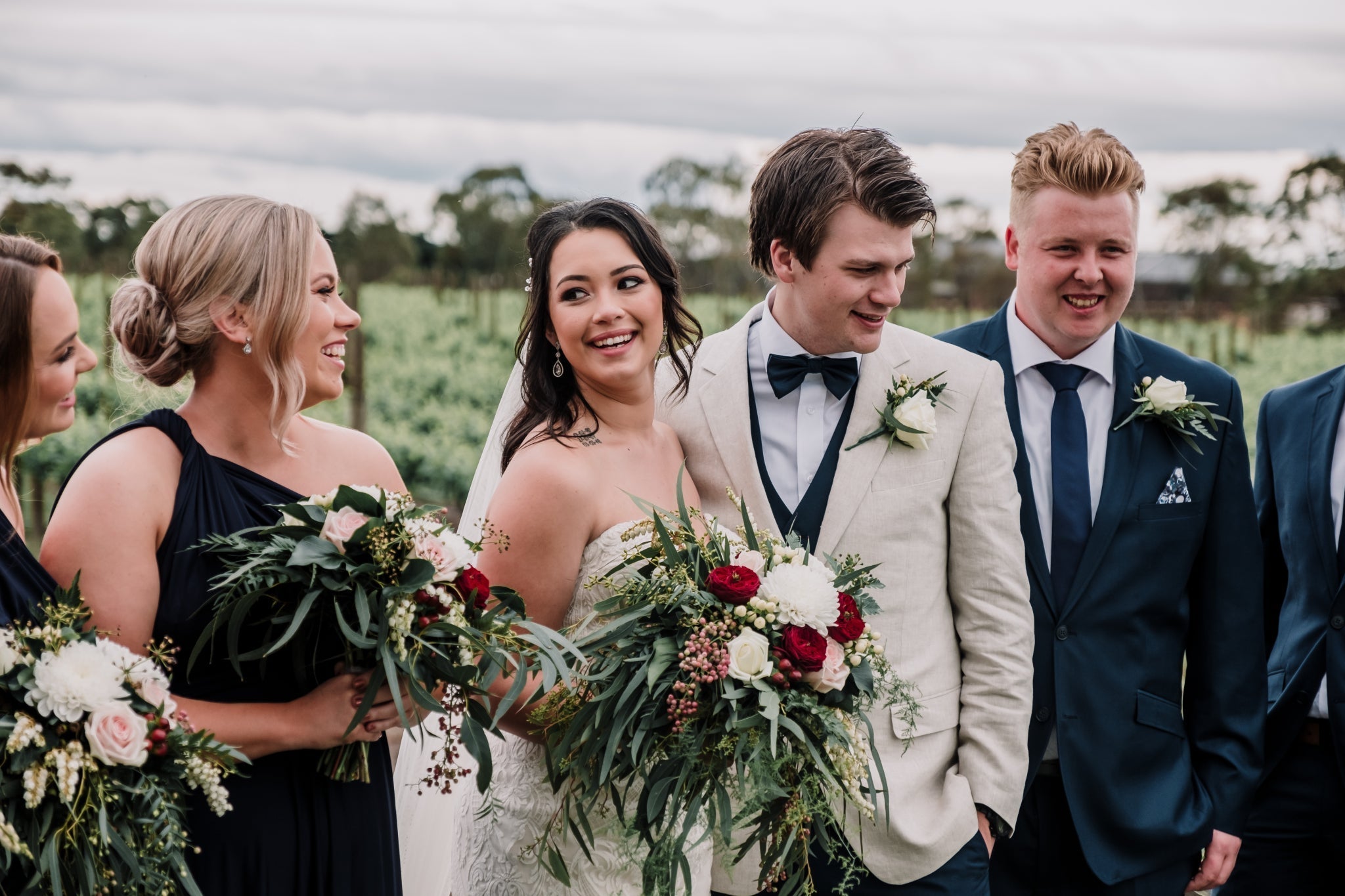 Infinity Multiway Bridesmaid Dresses Australia Navy Luxe Satin Infinity Gown