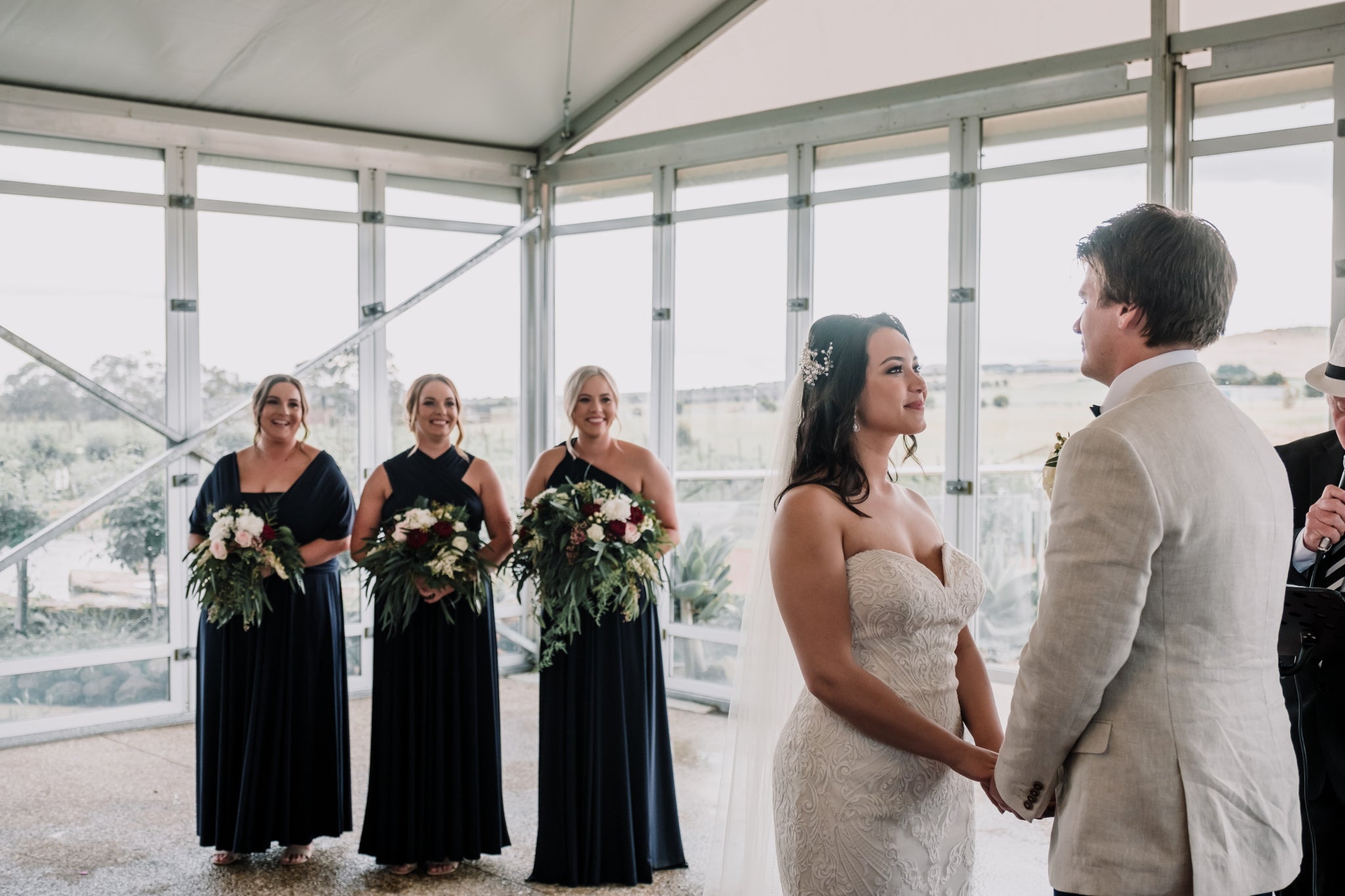 Infinity Multiway Bridesmaid Dresses Australia Navy Luxe Satin Infinity Gown