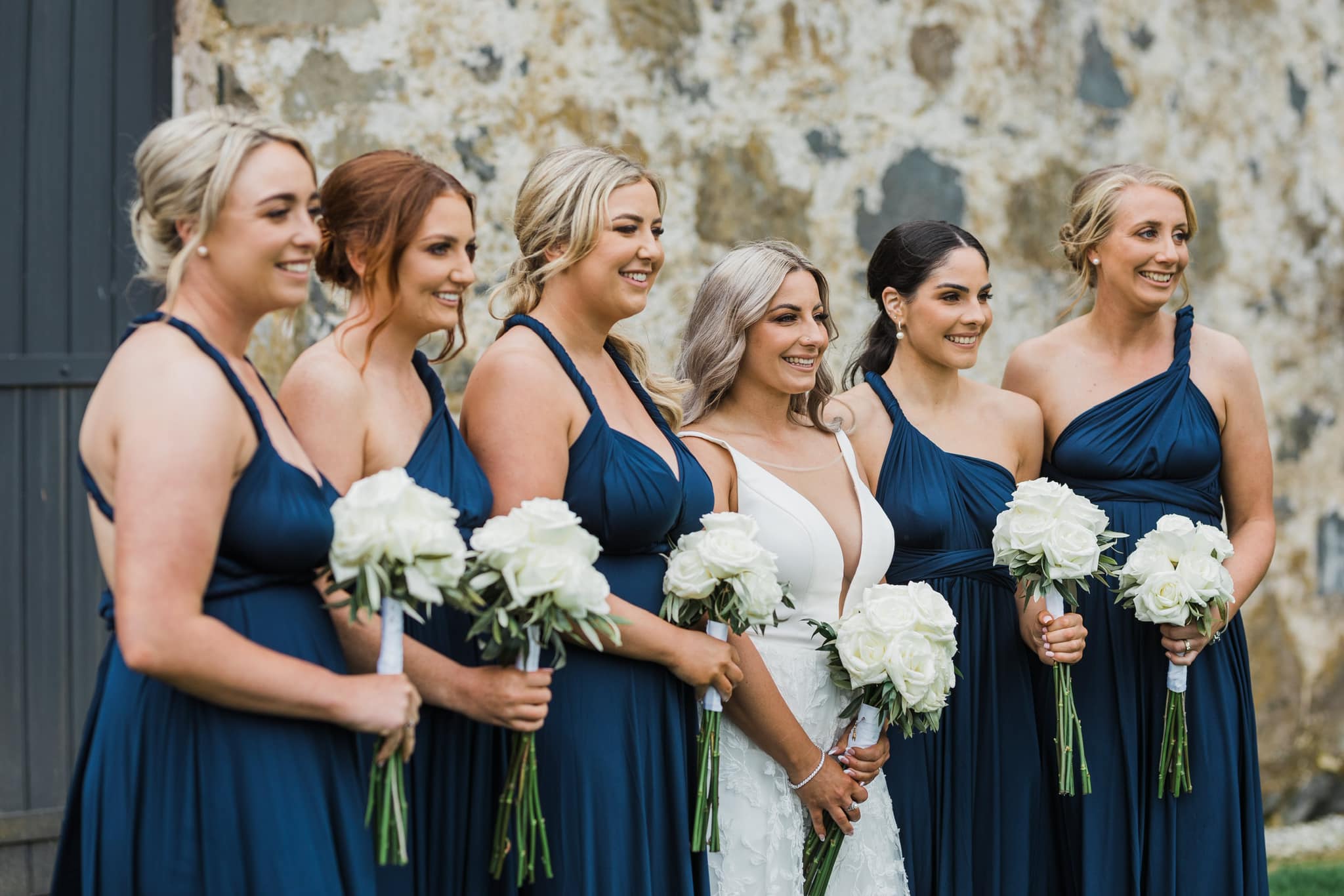 Infinity Multiway Bridesmaid Dresses Australia Navy Luxe Satin Infinity Gown