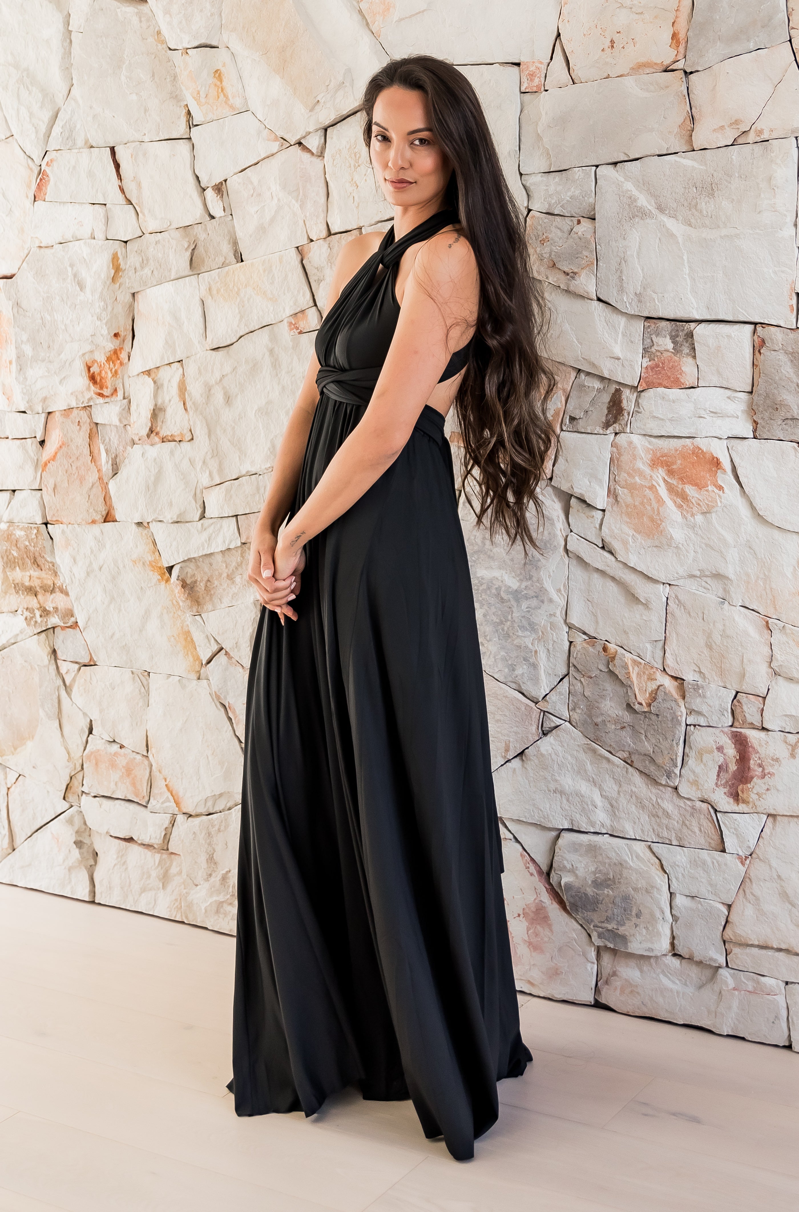 Black Infinity Gown