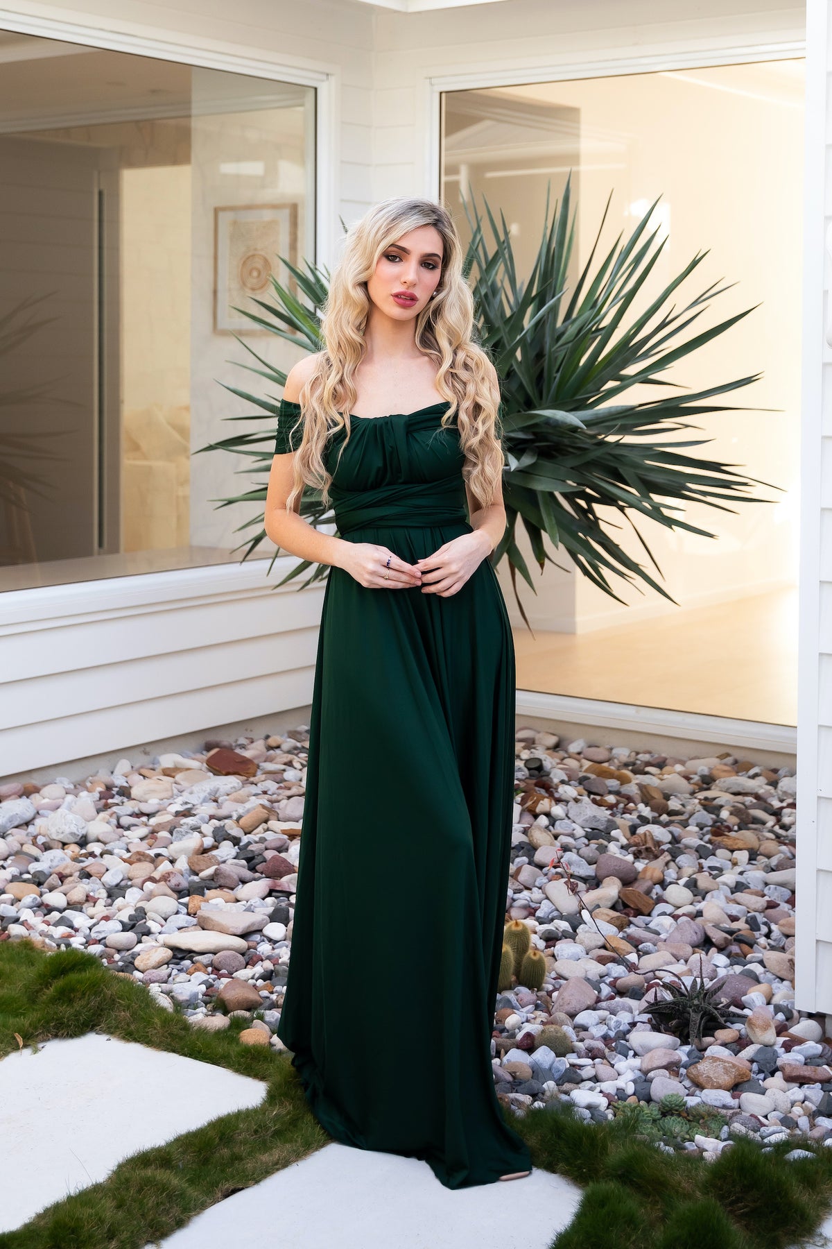 Emerald Classic Infinity Gown - The Gown House