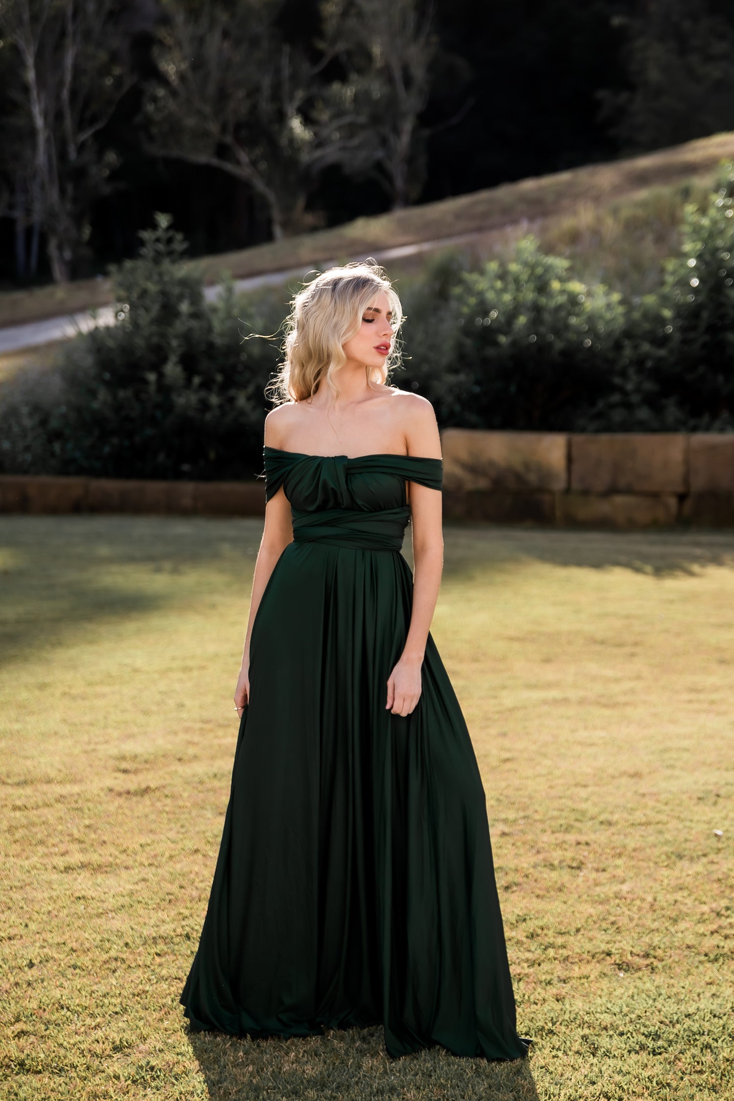 Emerald Infinity Gown - The Gown House
