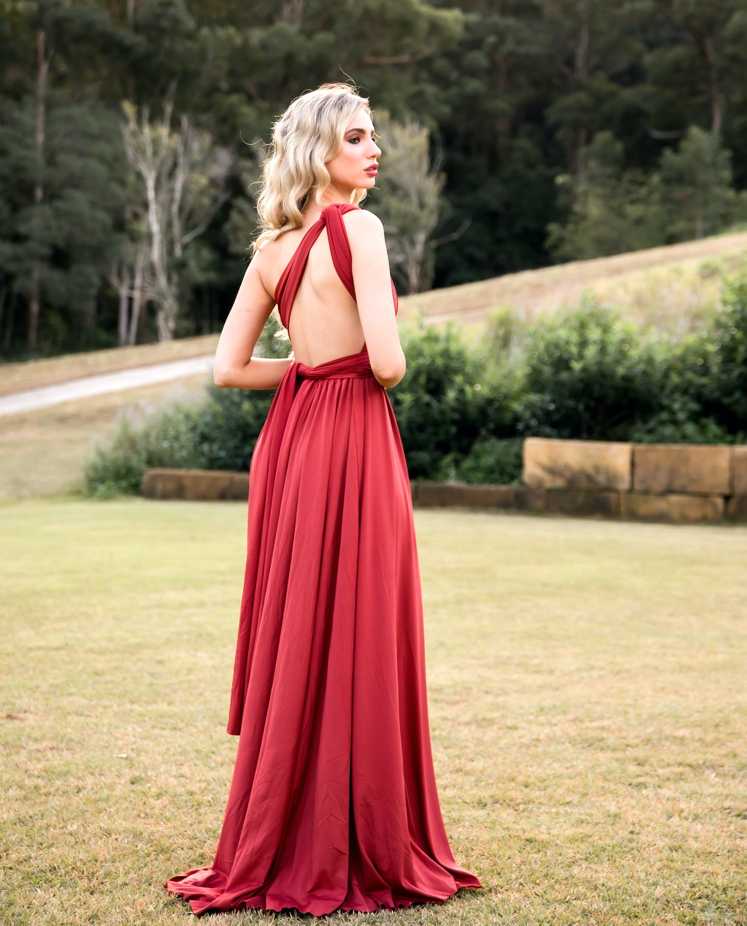 Rust Infinity Gown - The Gown House
