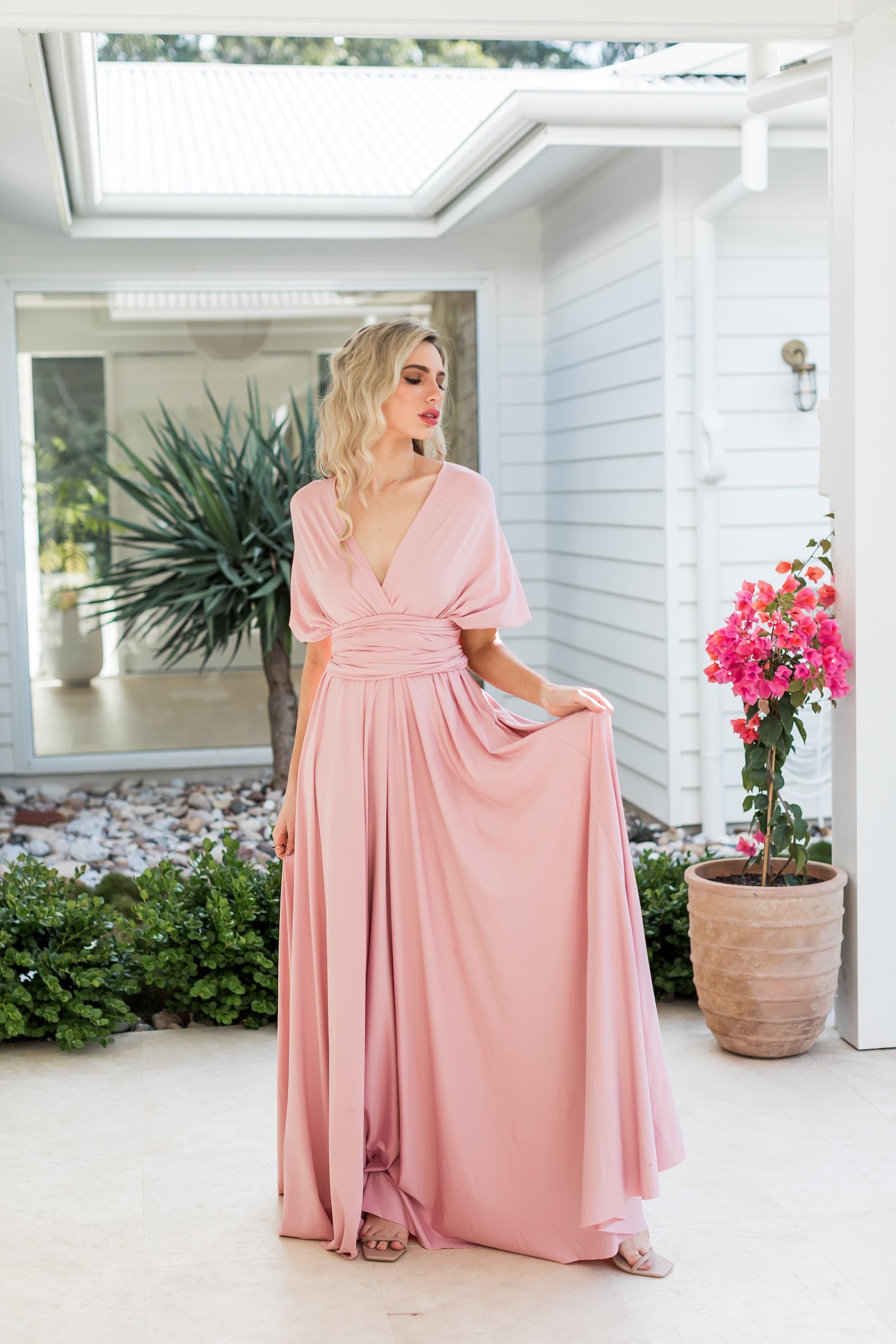 Blush Pink Infinity Gown