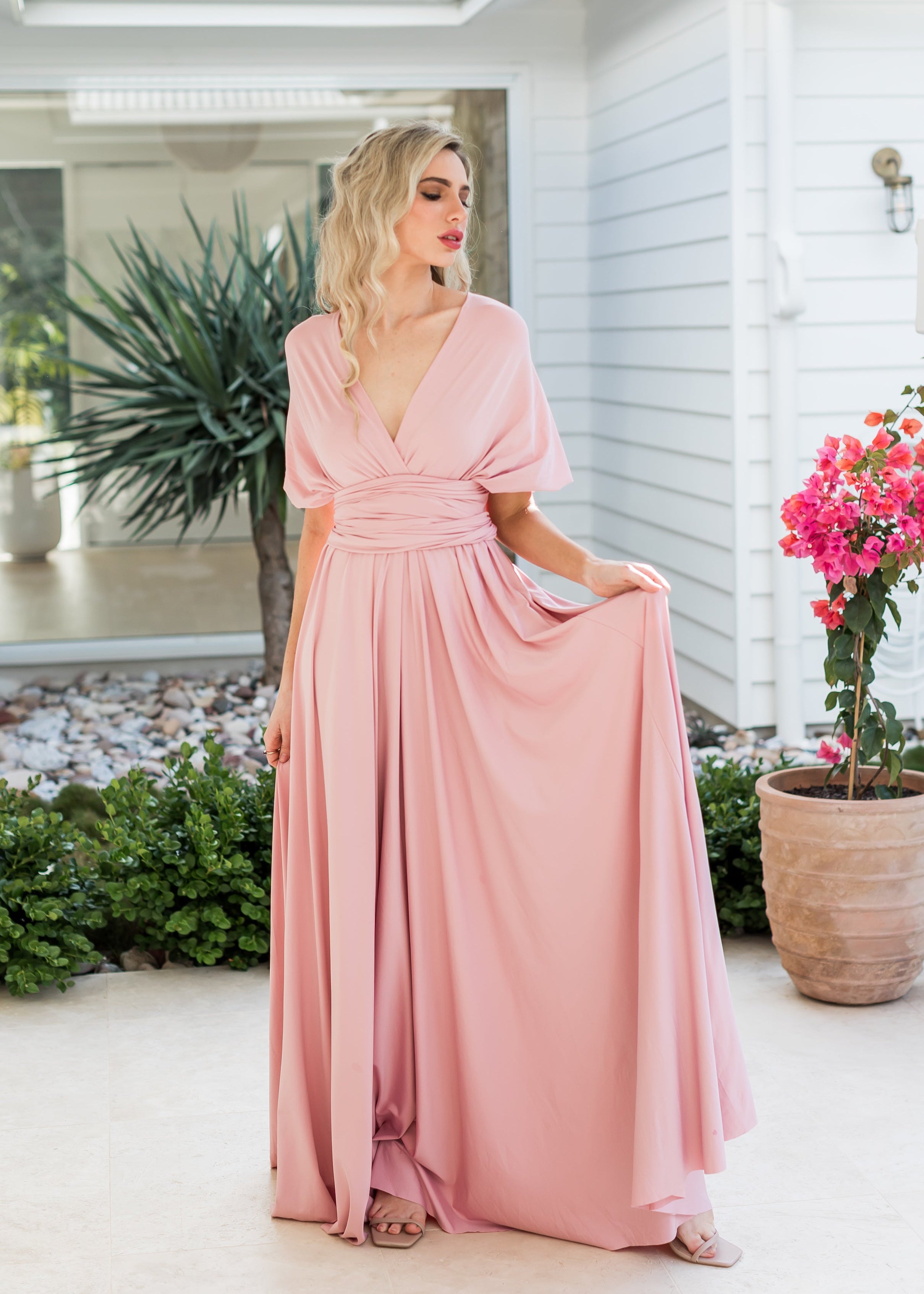 Blush Pink Infinity Gown