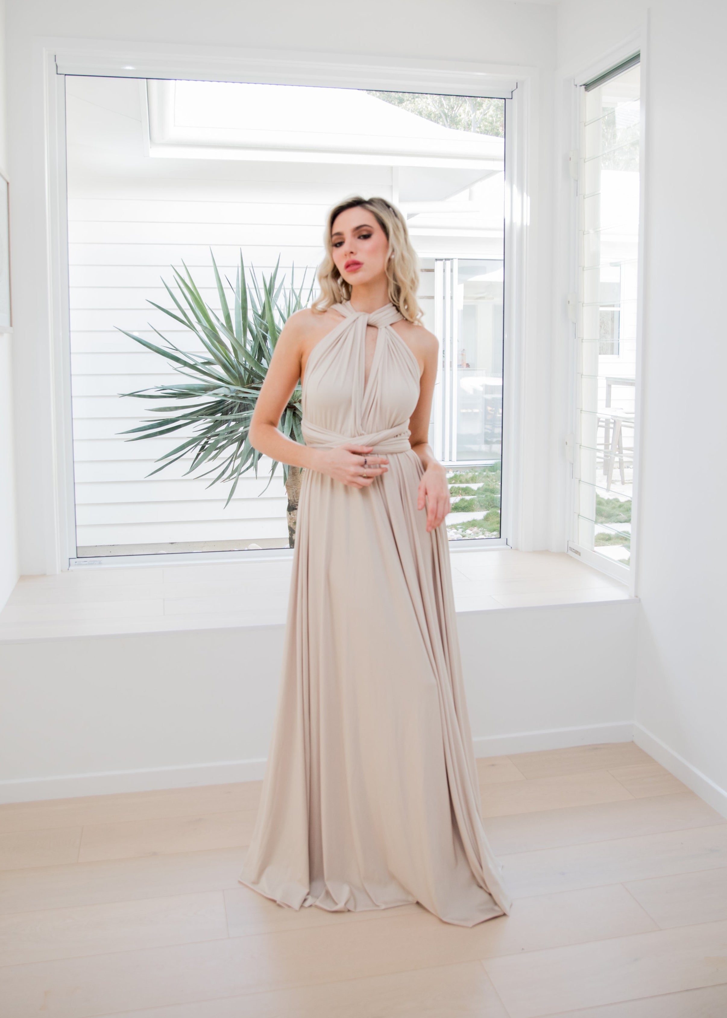 Champagne Infinity Gown