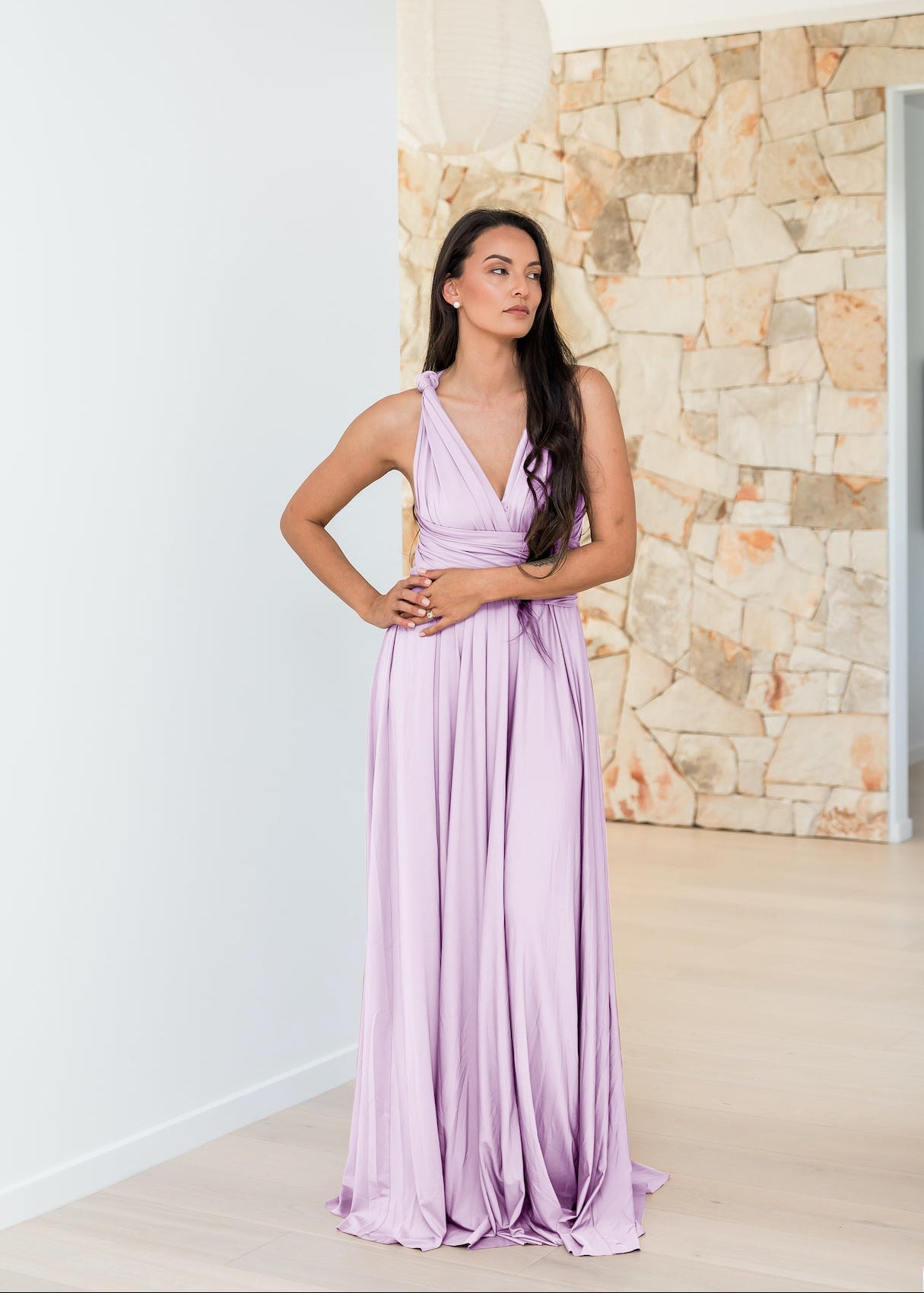 Lavender Infinity Gown - The Gown House