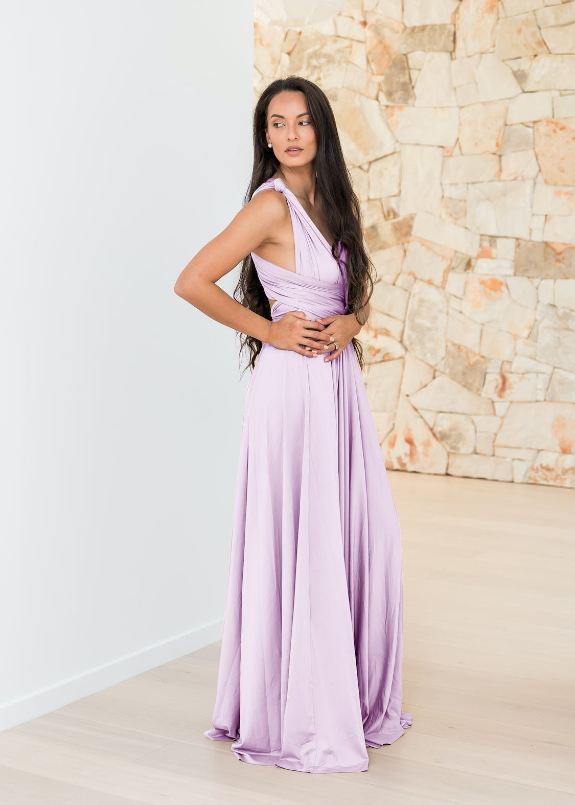 Lavender Infinity Gown - The Gown House