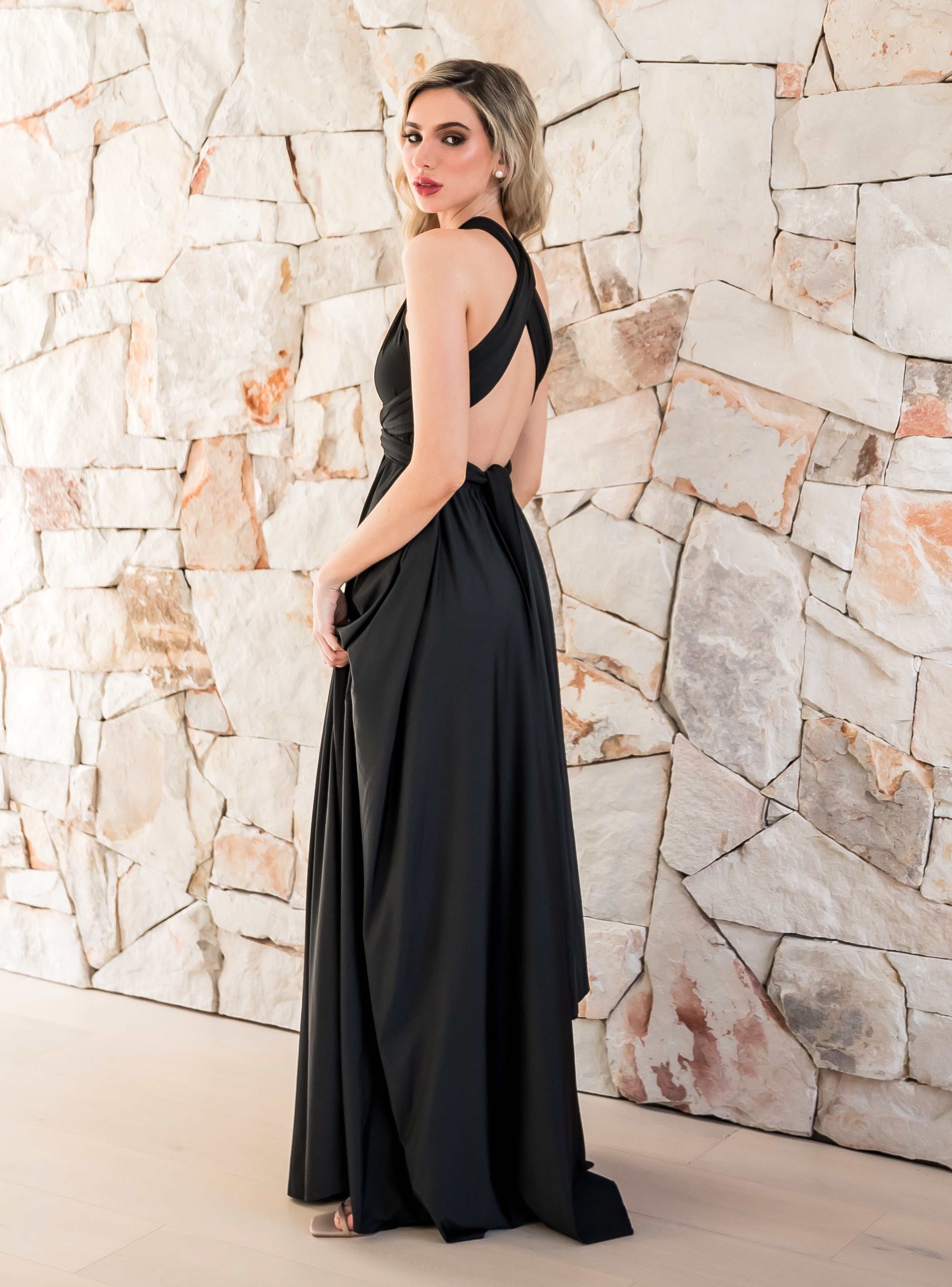 Black Infinity Gown