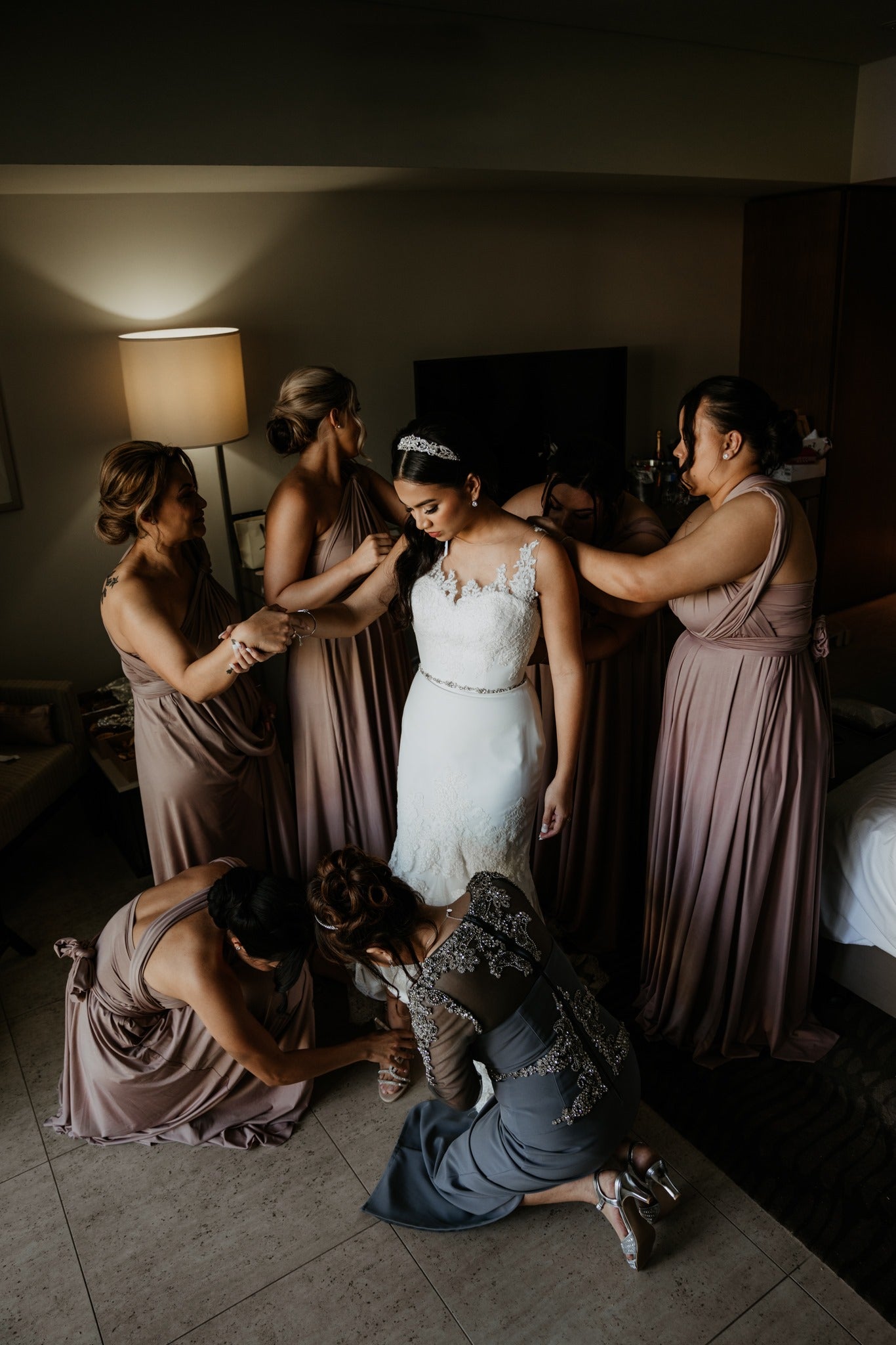 Mocha Infinity Gown - The Gown House 
