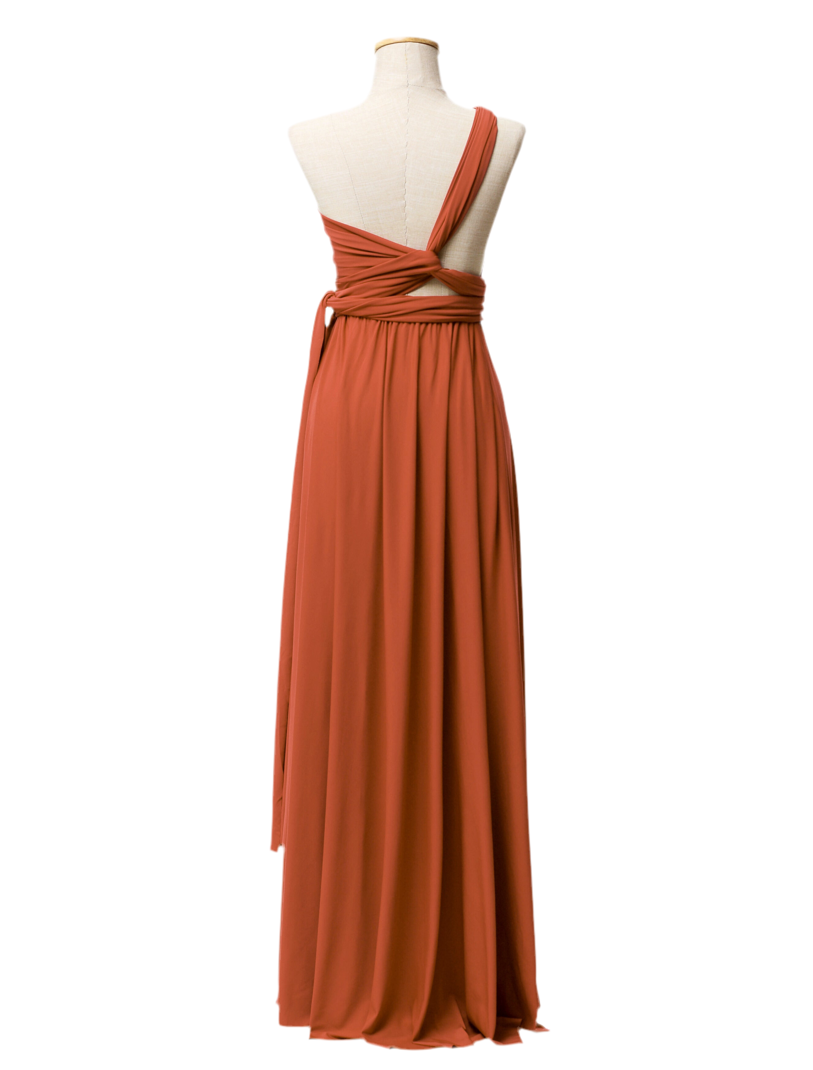 Classic Rust Infinity Gown
