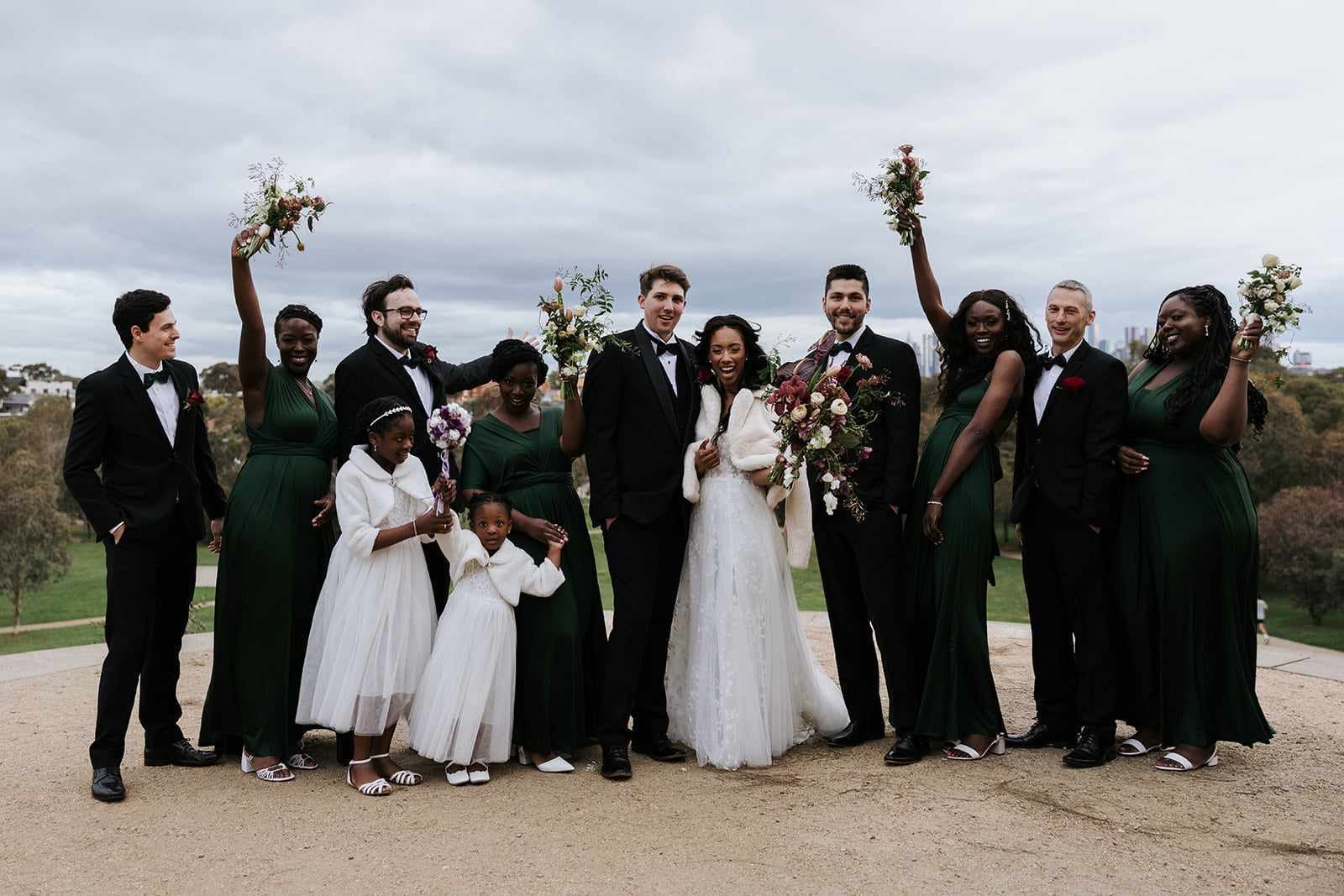 Classic Emerald Infinity Gown