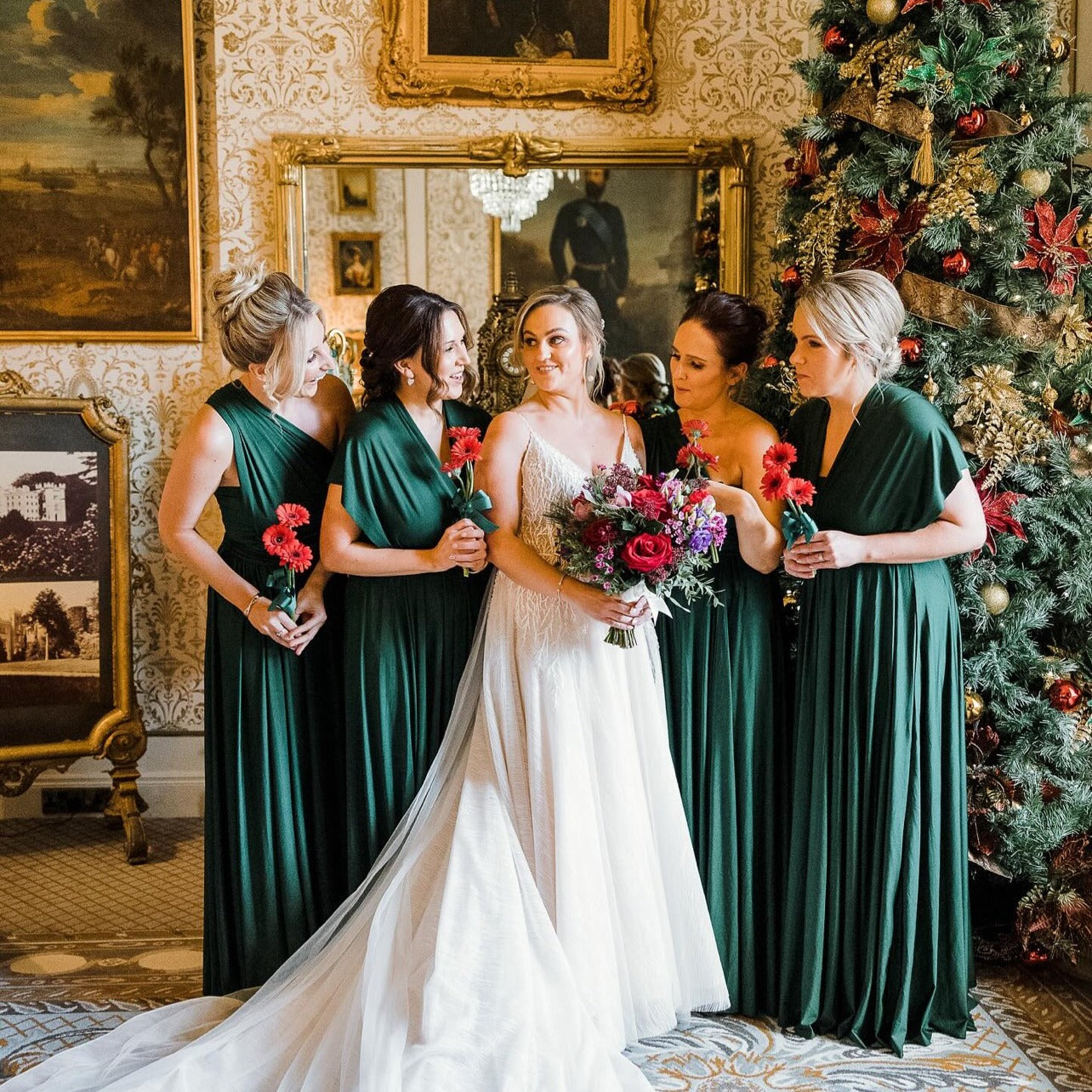 Classic Emerald Infinity Gown
