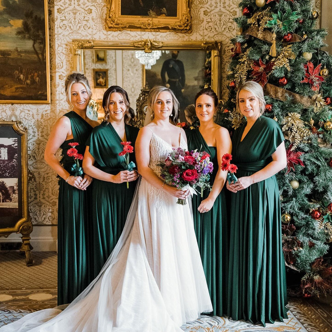 Classic Emerald Infinity Gown