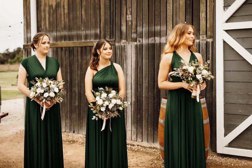 Classic Emerald Infinity Gown