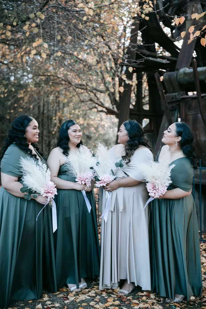 Olive Infinity Gown - The Gown House 
