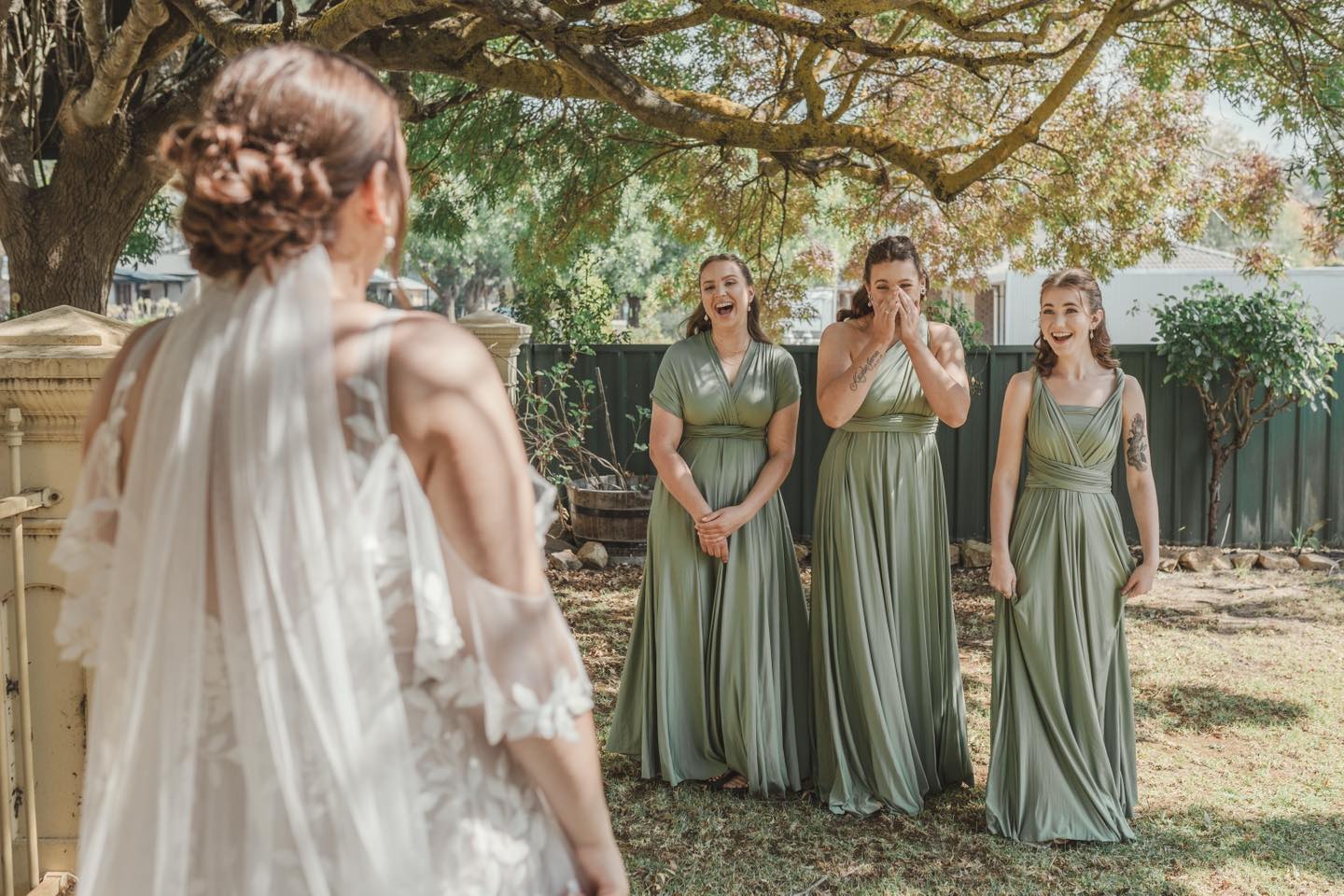 Sage Infinity Gown - The Gown House 