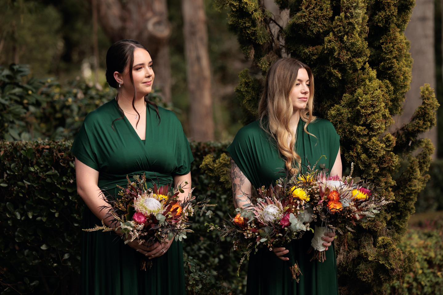 Classic Emerald Infinity Gown