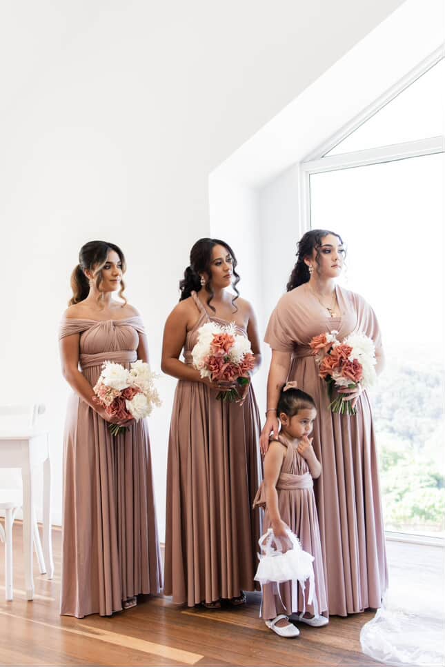 Mocha Infinity Gown - The Gown House 