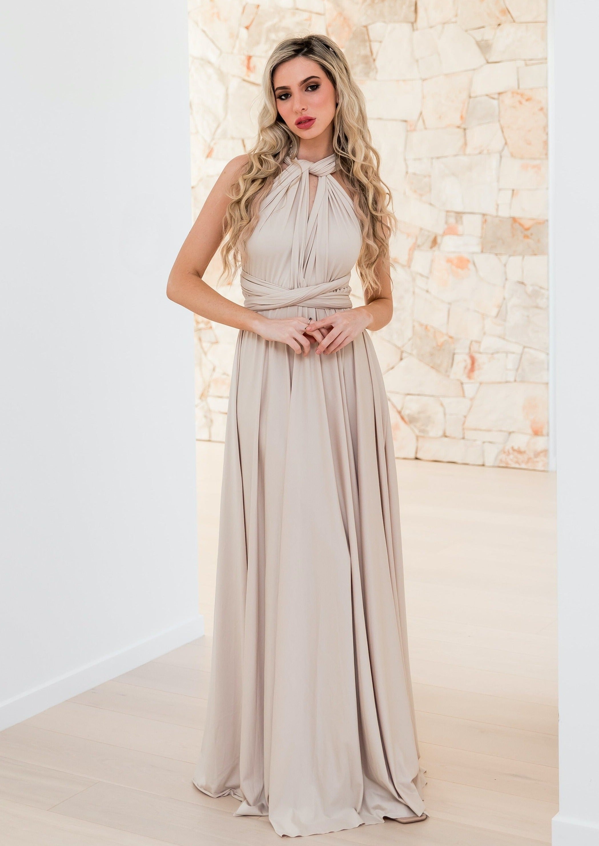Champagne Infinity Gown